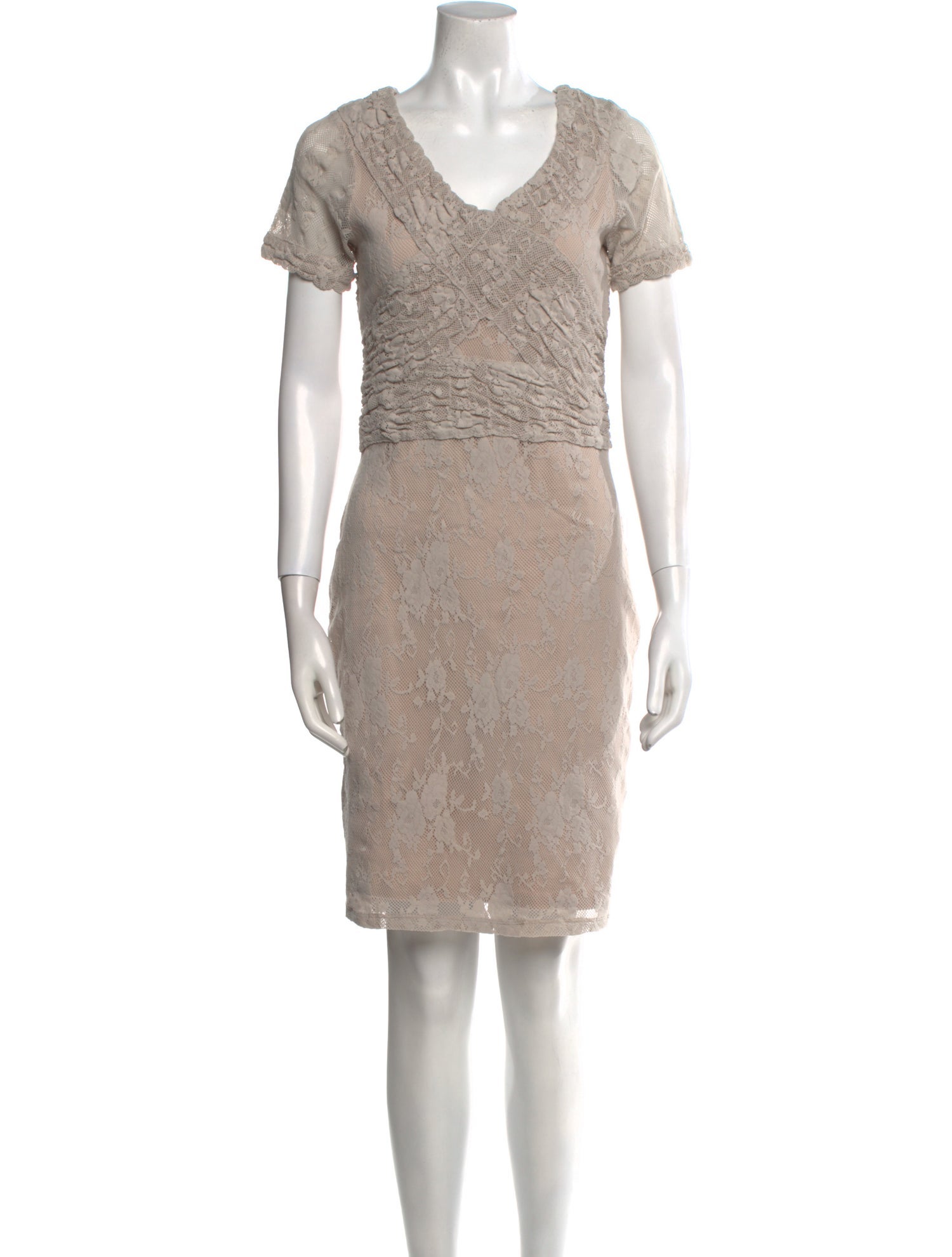 Reiss Lace Pattern Mini Dress