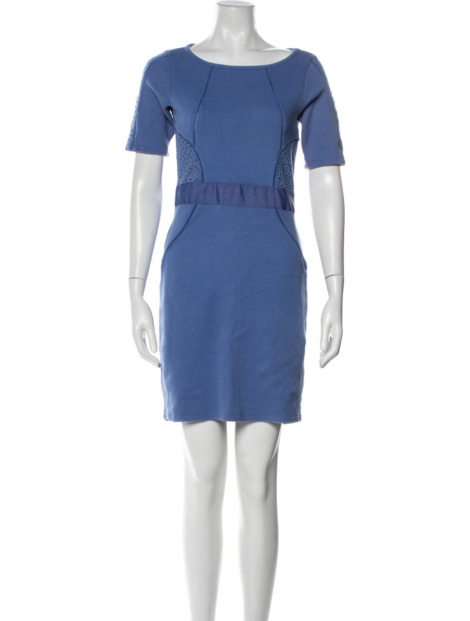 Reiss Bateau Neckline Mini Dress