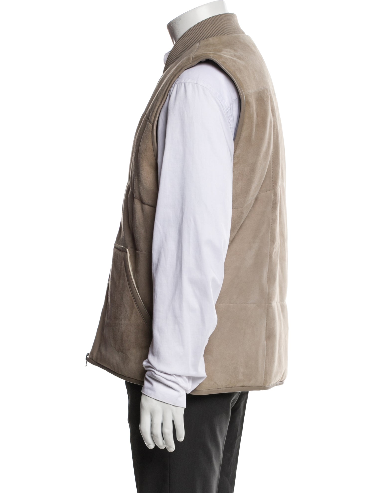 Reiss Goat Leather Vest