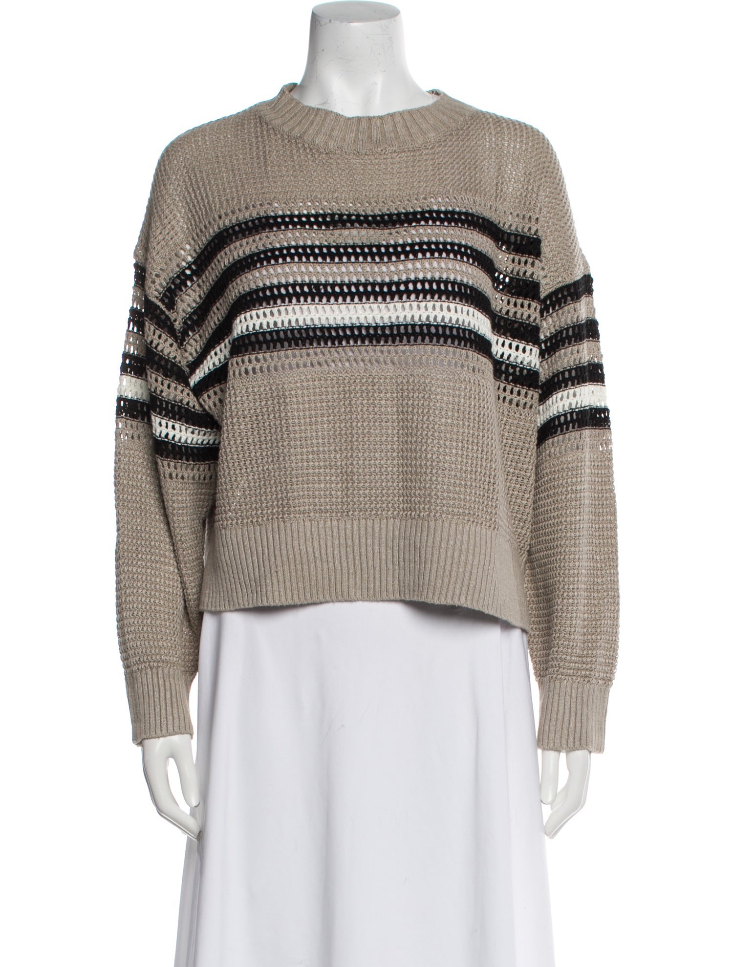 Reiss Linen Striped Sweater w/ Tags