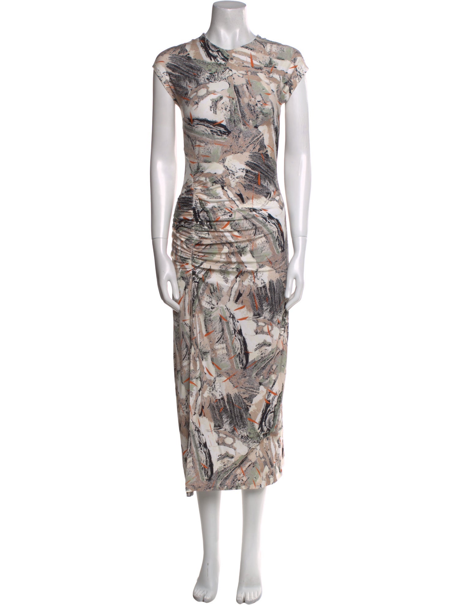 Reiss Printed Long Dress