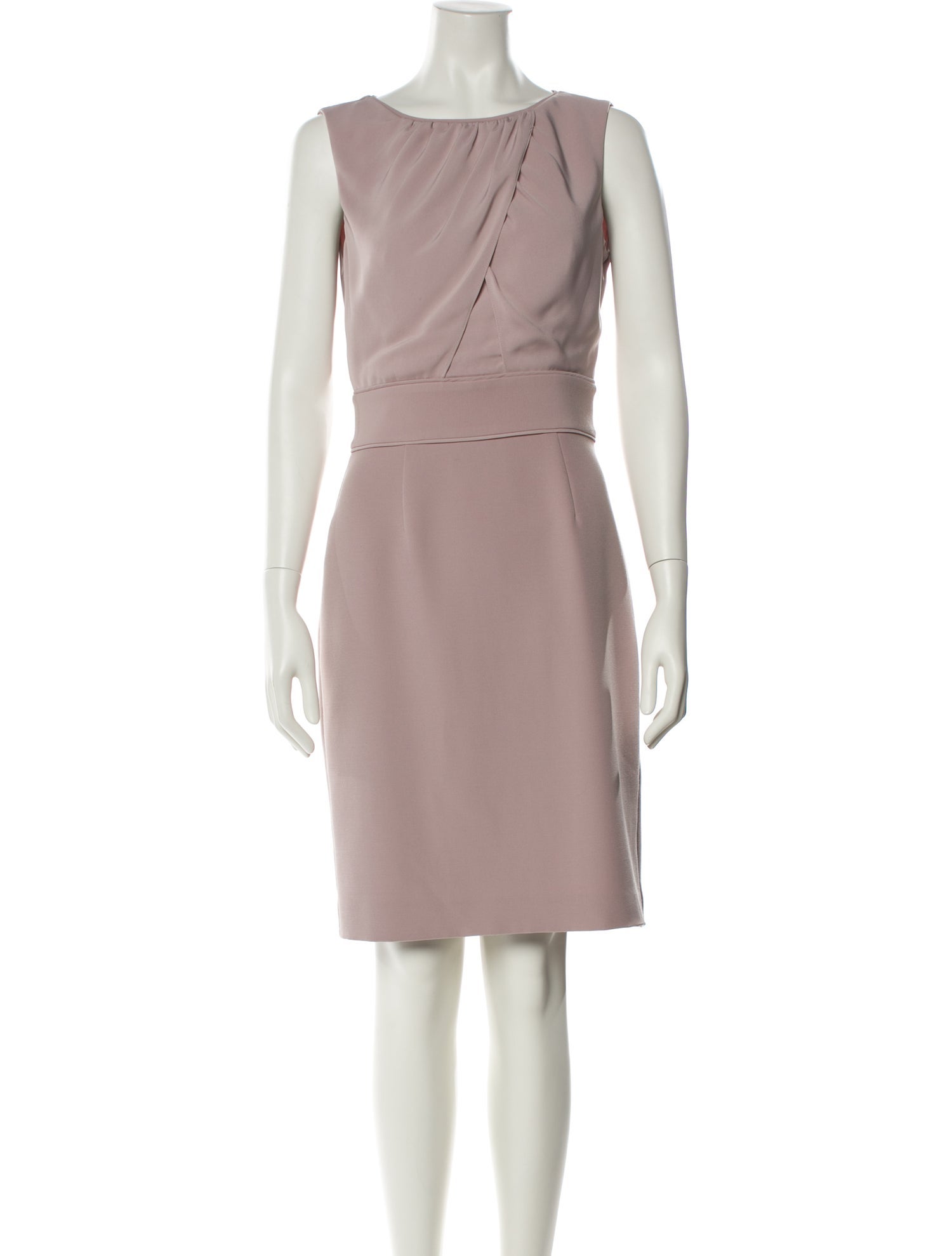 Reiss Bateau Neckline Knee-Length Dress