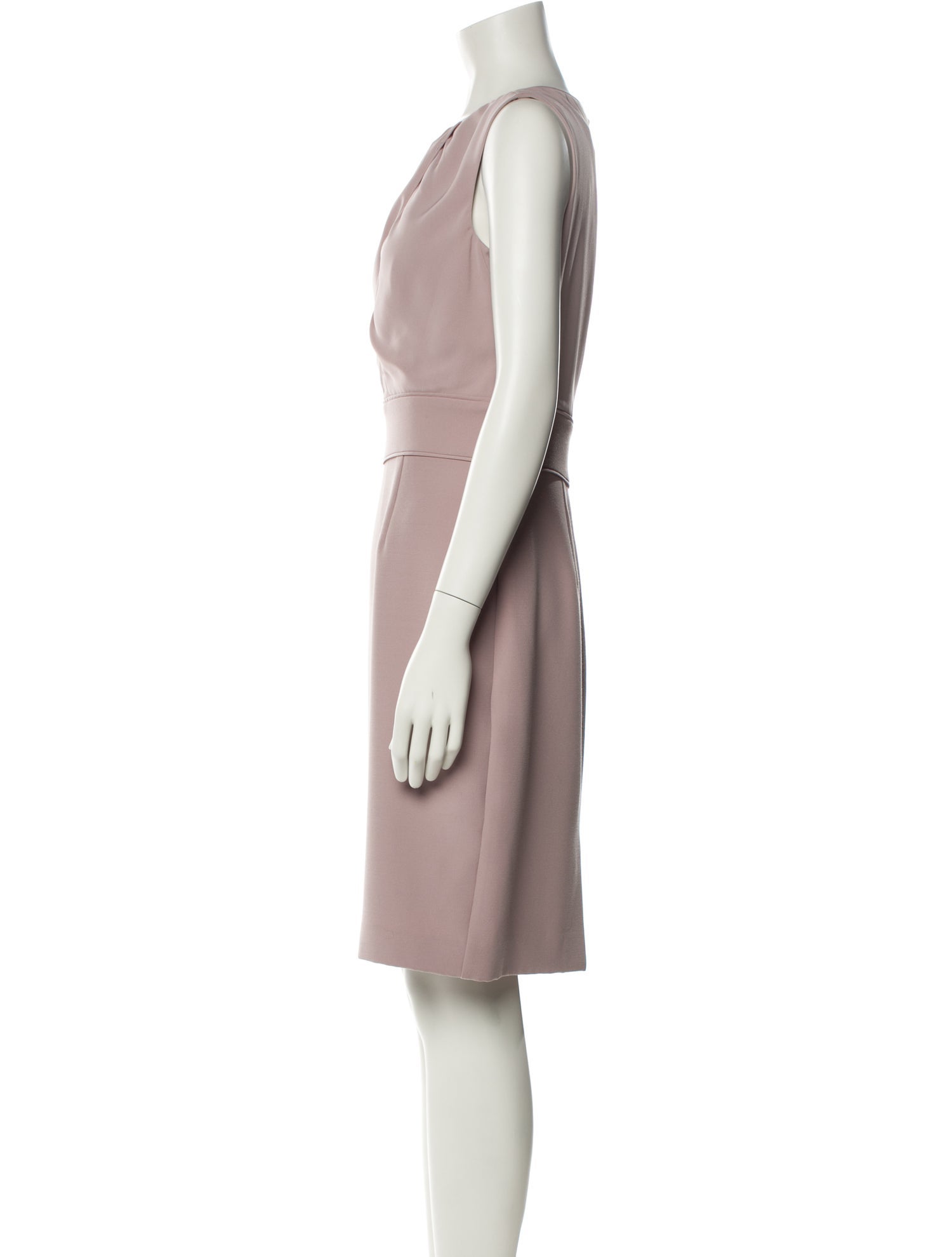 Reiss Bateau Neckline Knee-Length Dress
