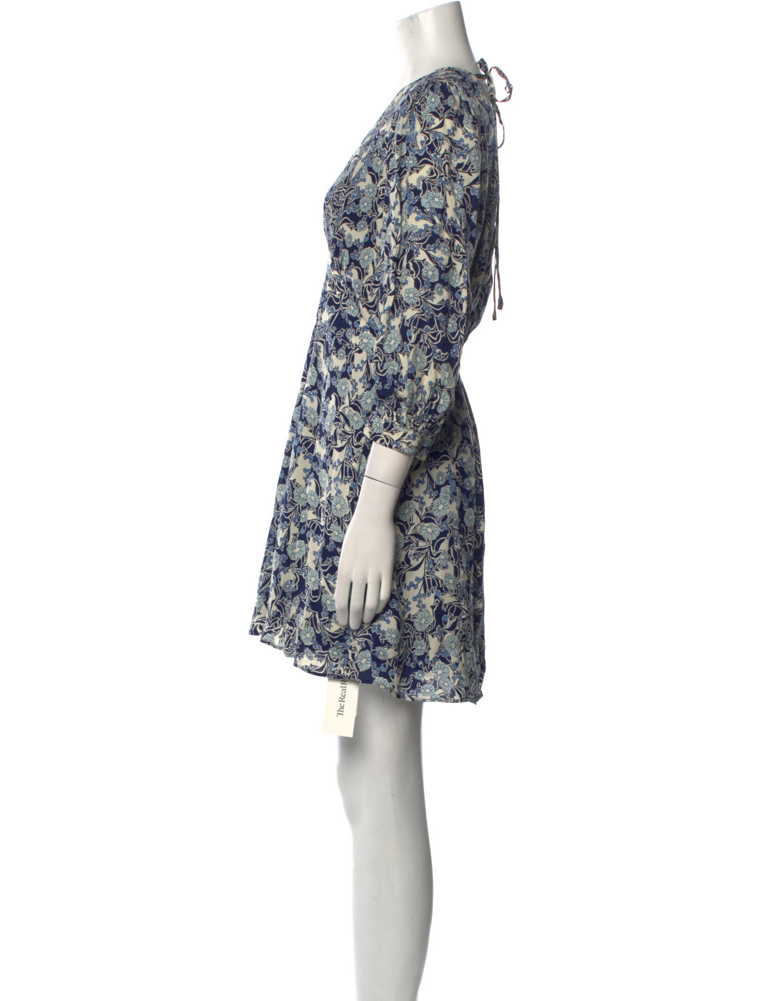 Reiss Floral Print Mini Dress