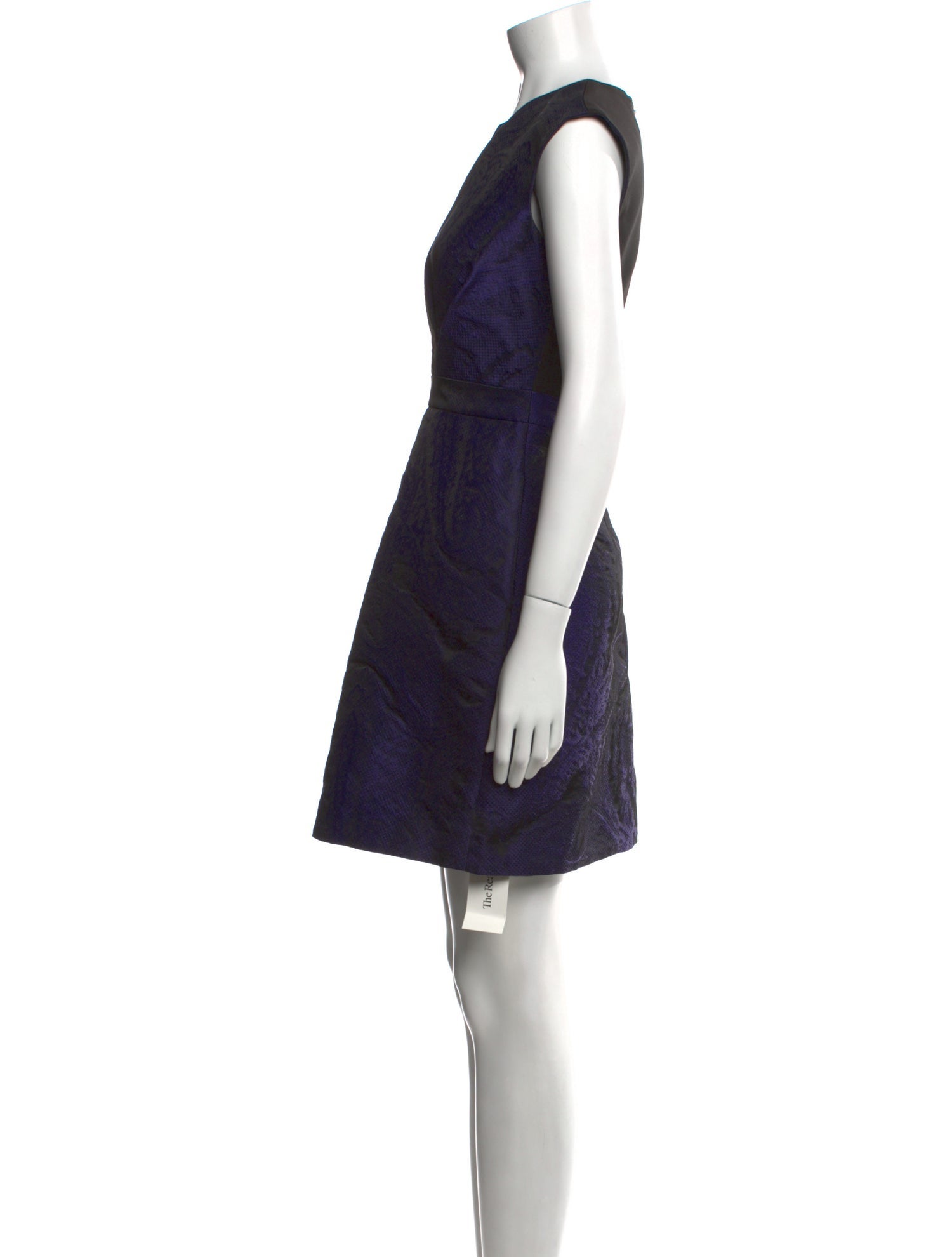 Reiss V-Neck Mini Dress