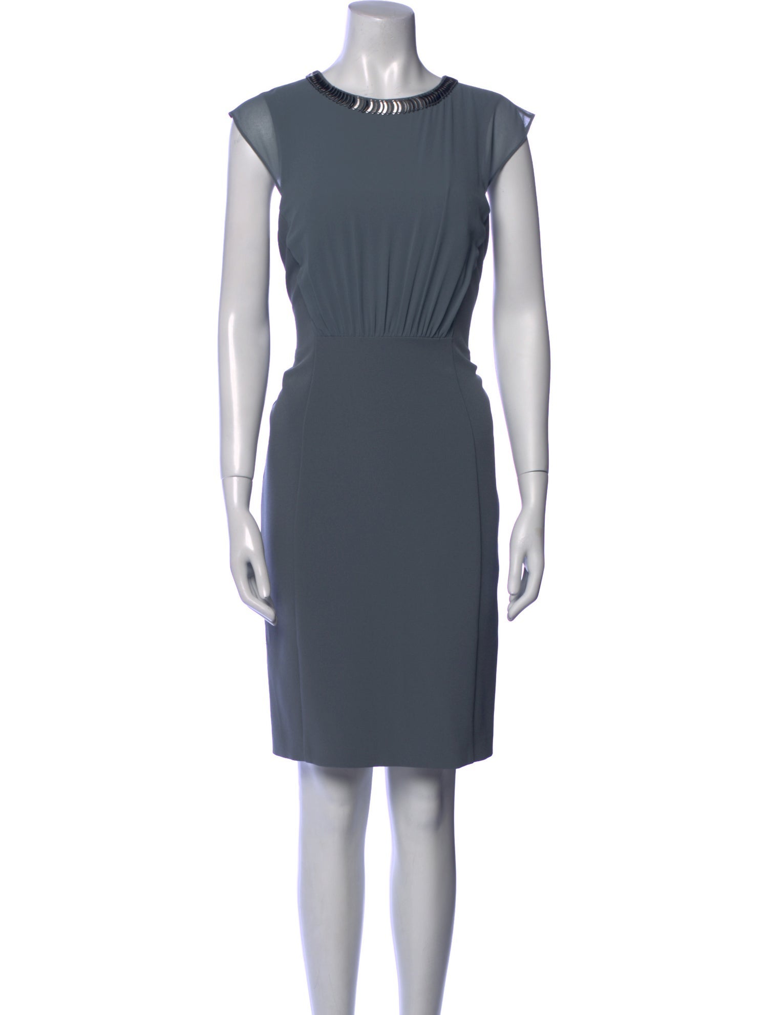 Reiss Crew Neck Knee-Length Dress