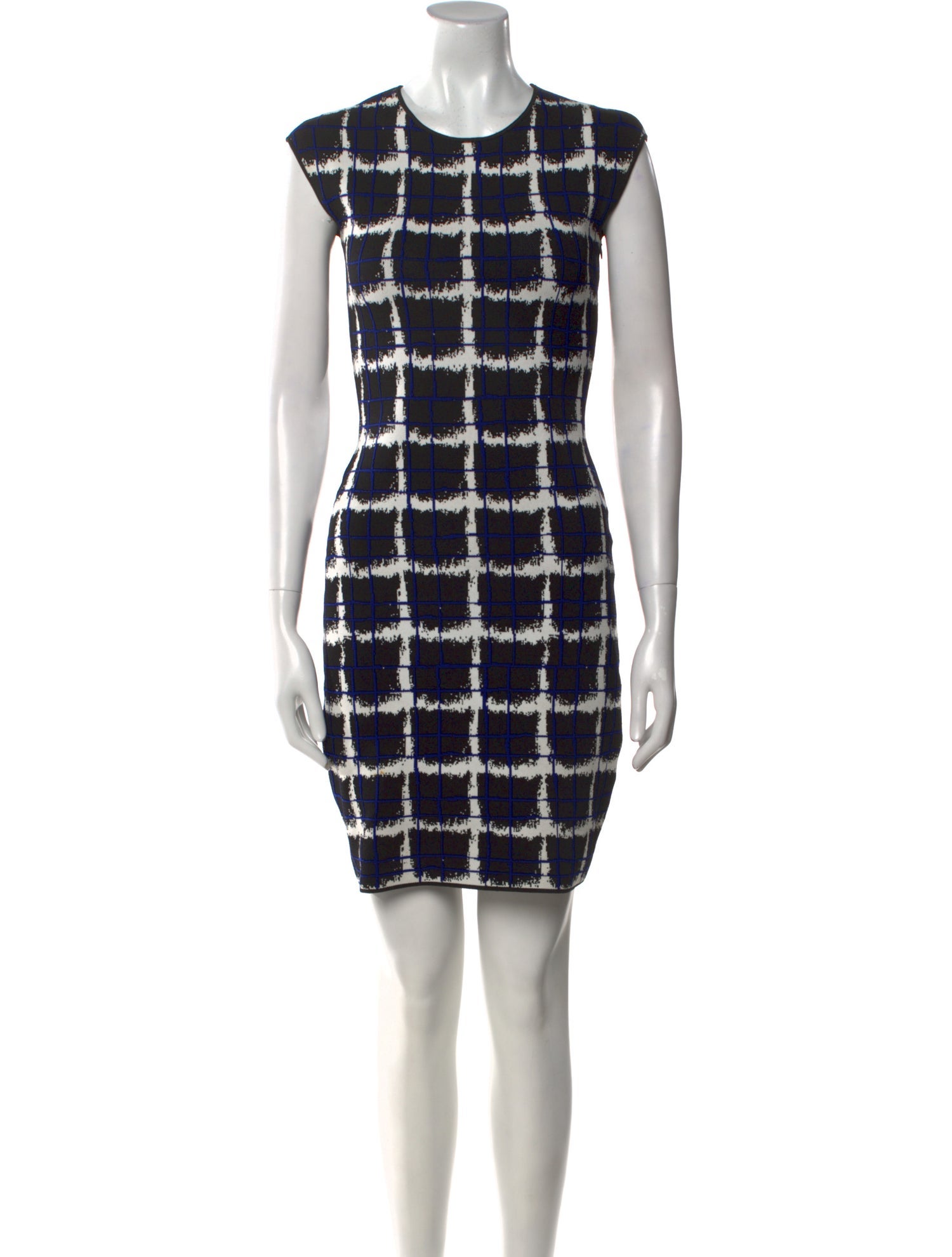 Reiss Plaid Print Mini Dress