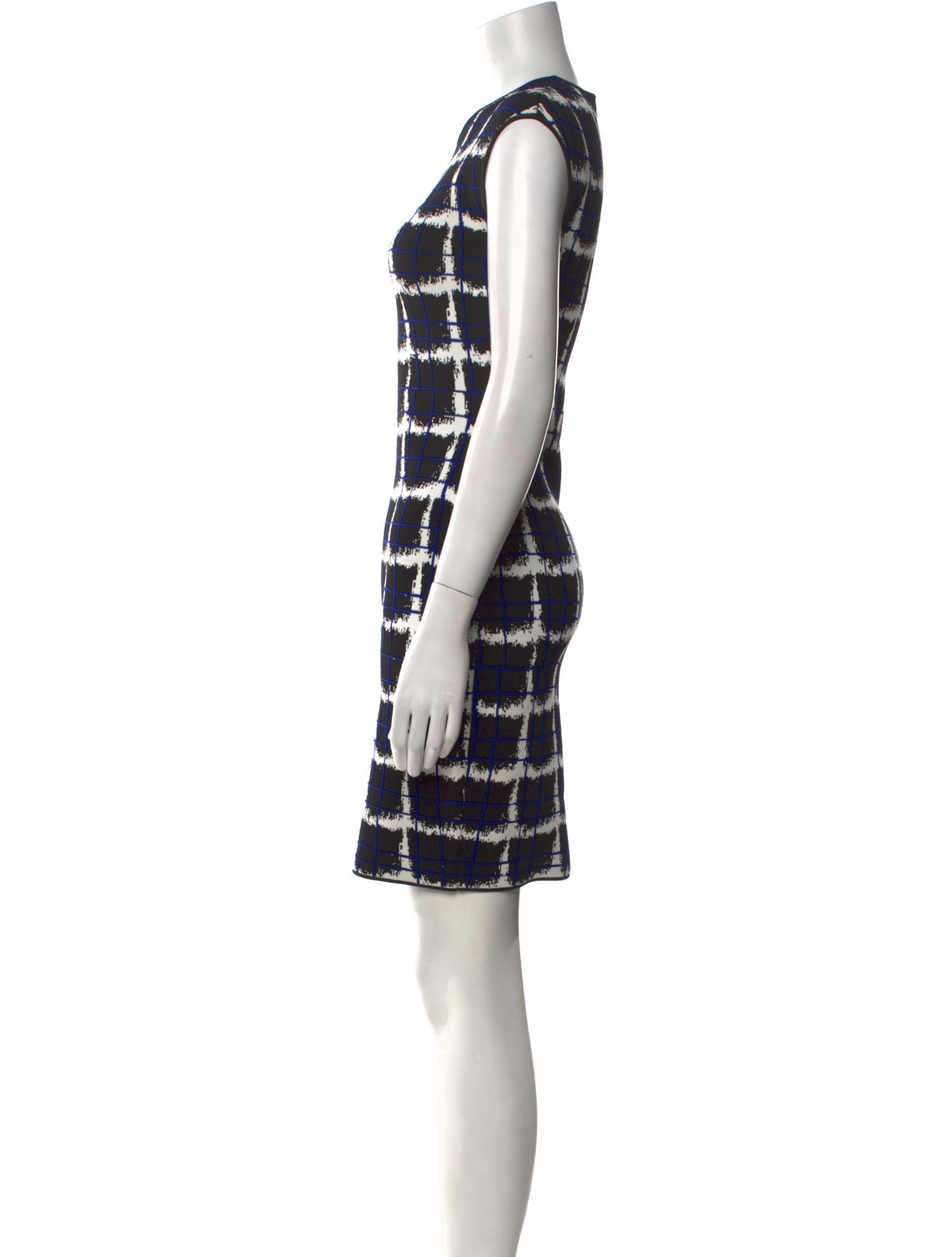 Reiss Plaid Print Mini Dress