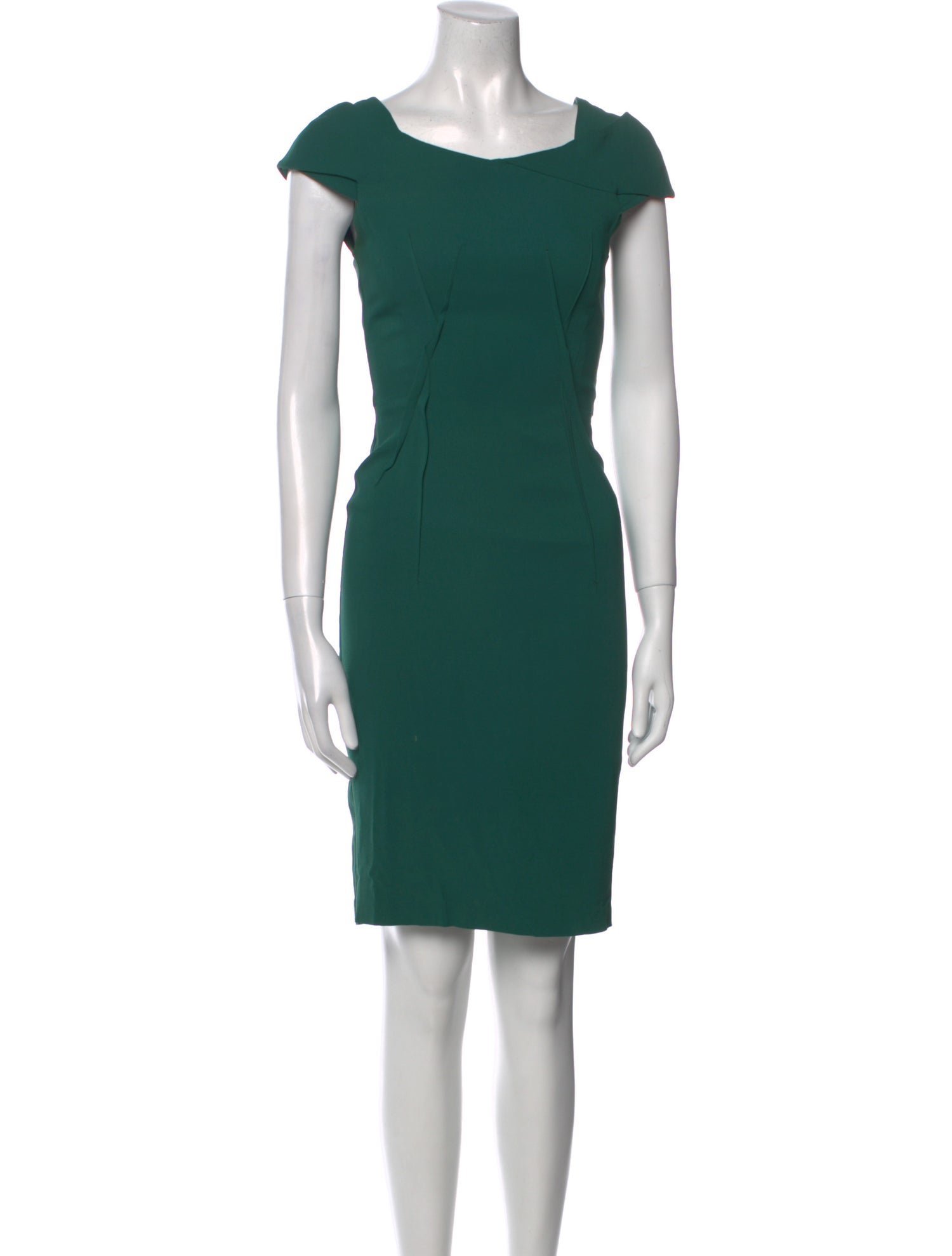Reiss Bateau Neckline Knee-Length Dress