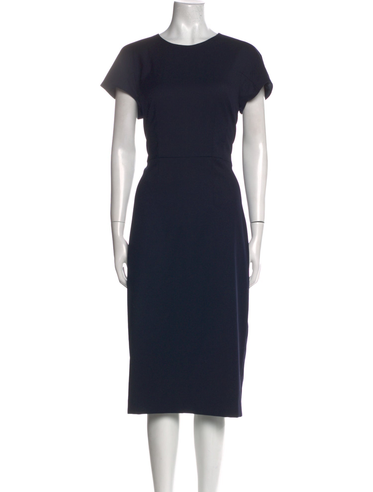 Reiss Crew Neck Midi Length Dress