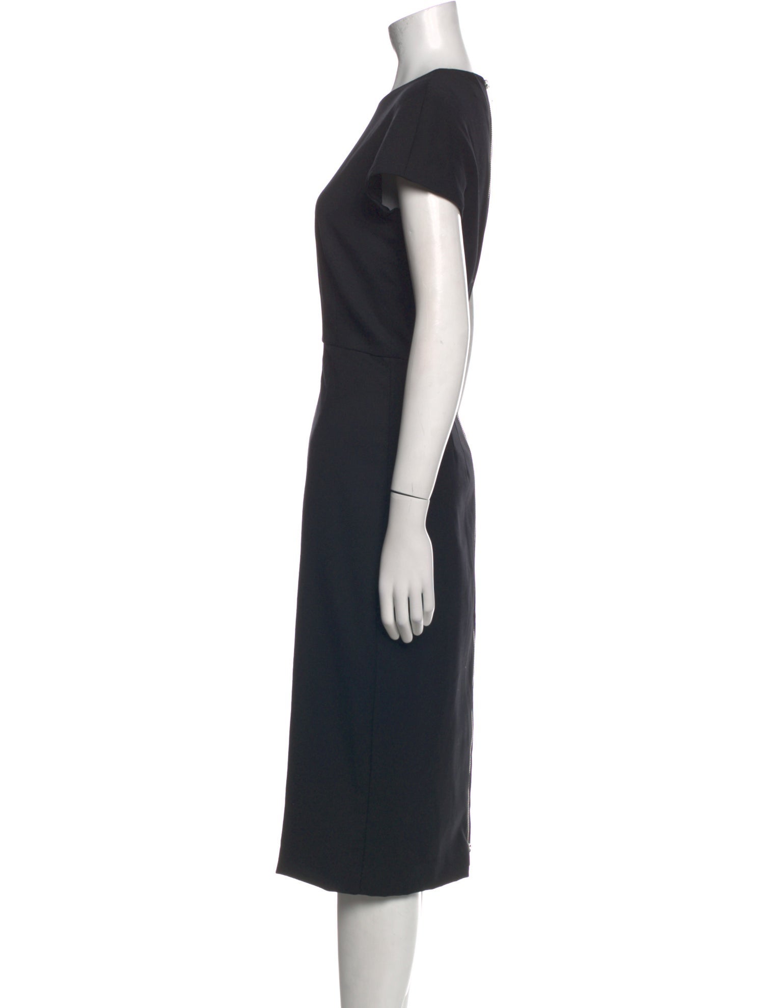 Reiss Crew Neck Midi Length Dress