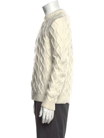 Reiss Patterned Mock Neck Pullover