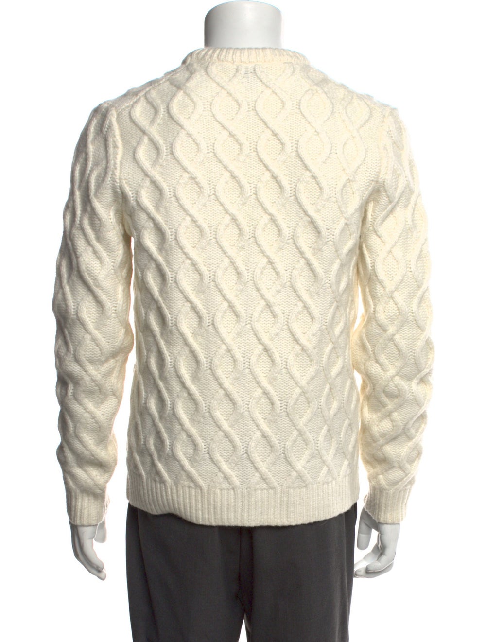 Reiss Pullover Neutrals Patterned Long Sleeve wit… - image 3