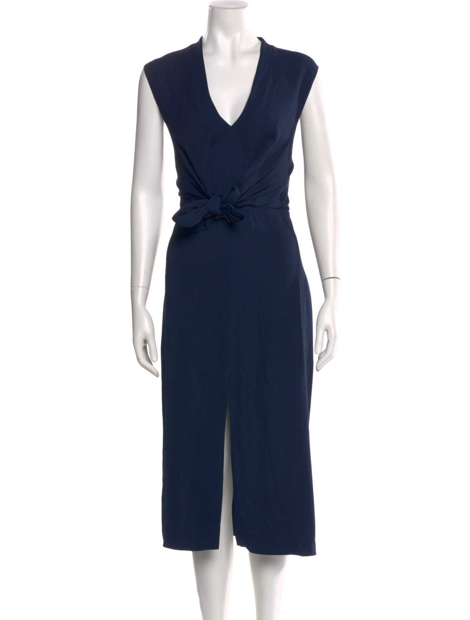 Reiss V-Neck Long Dress