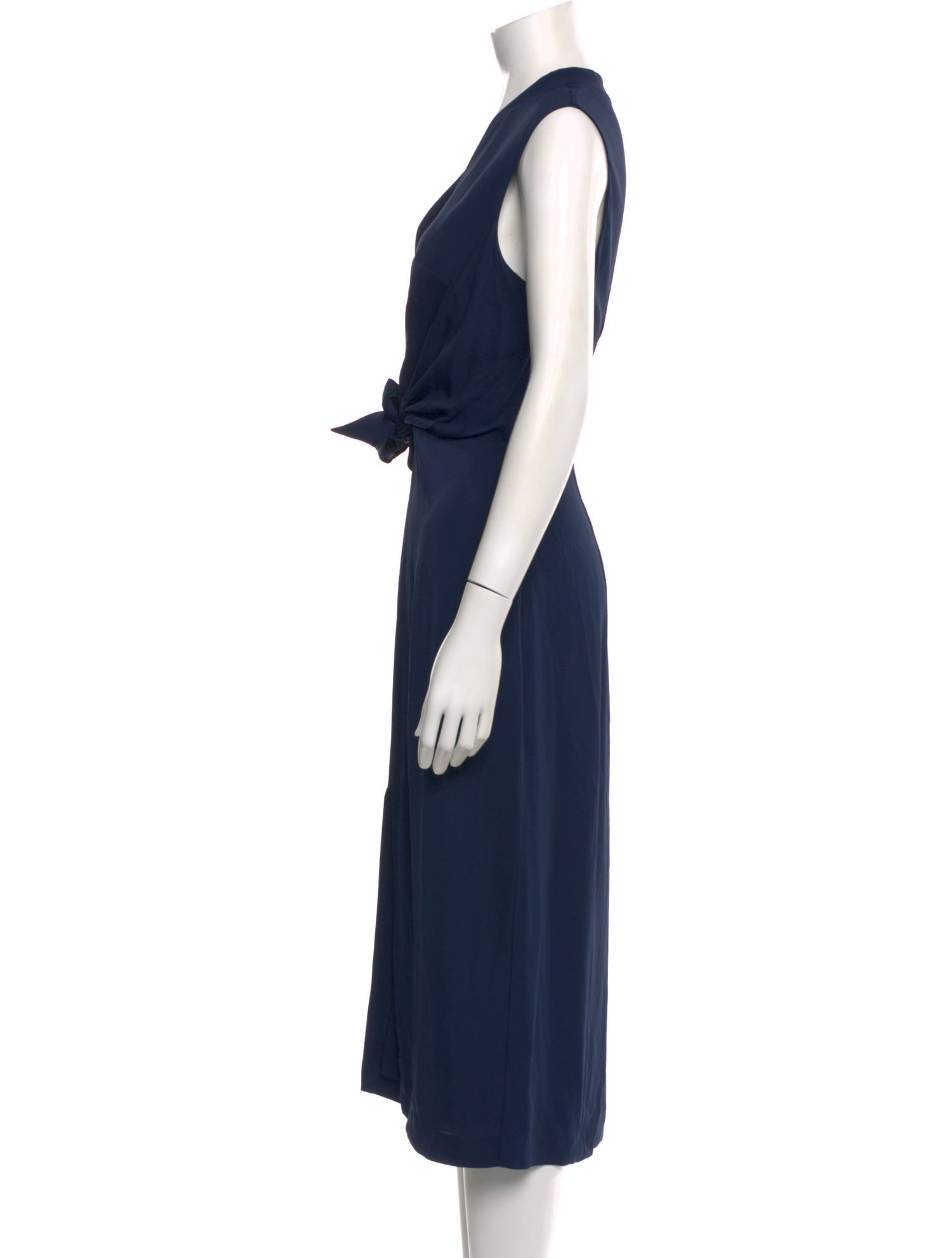 Reiss V-Neck Long Dress