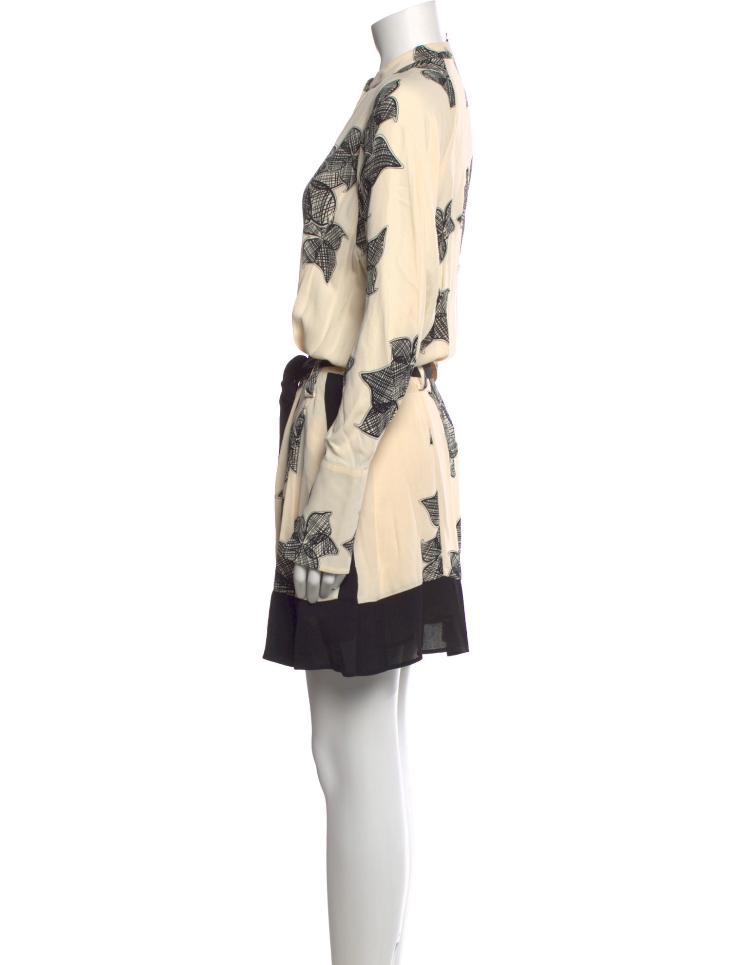 Reiss Floral Print Mini Dress