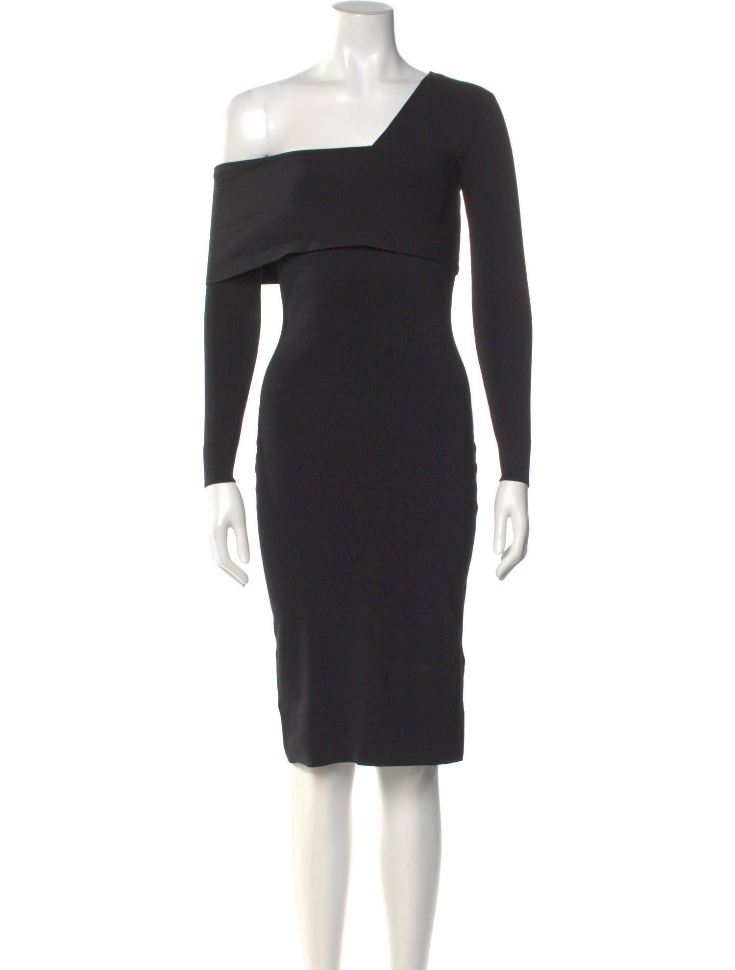 Reiss One-Shoulder Knee-Length Dress