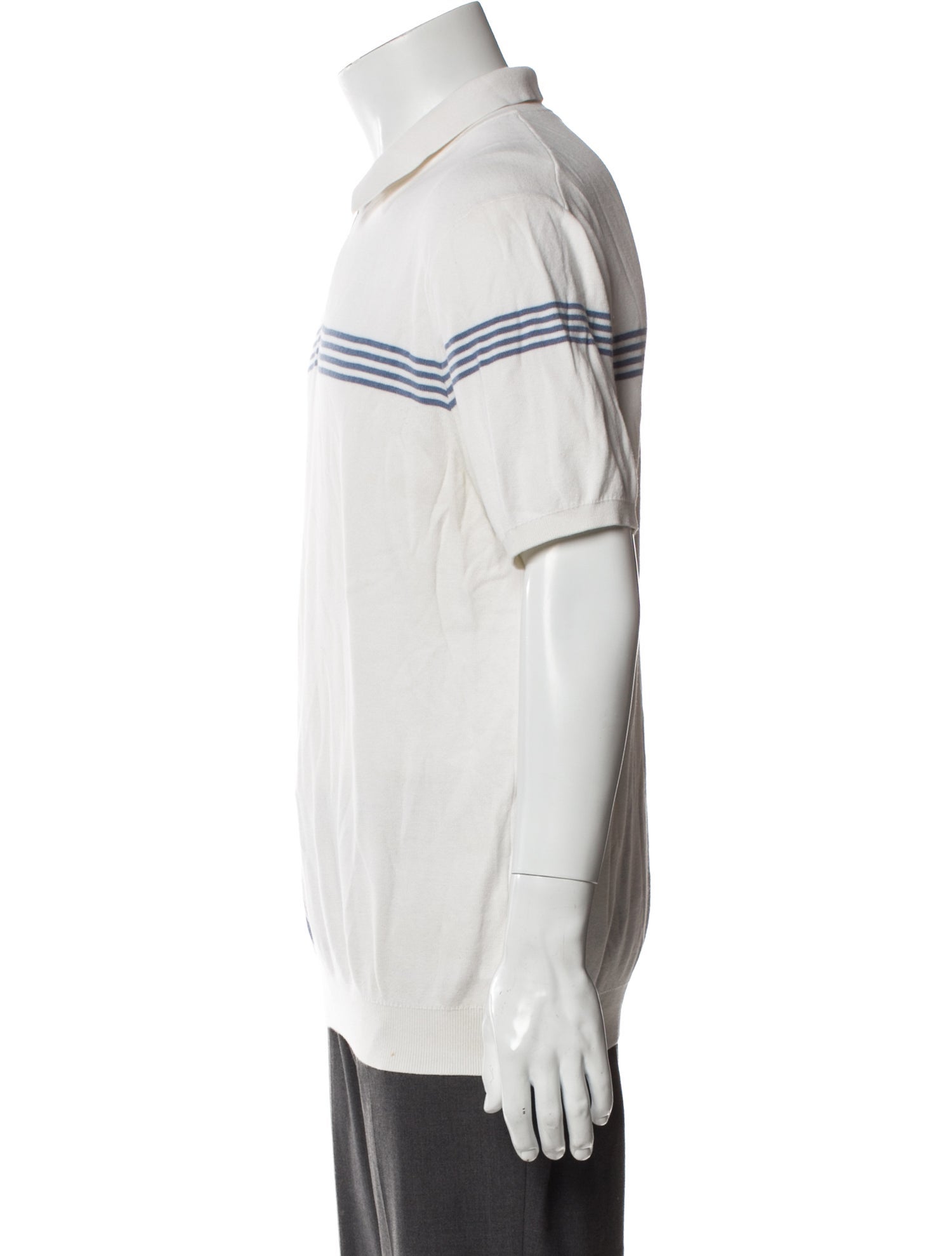 Reiss Mock Neck Short Sleeve Polo Sweater