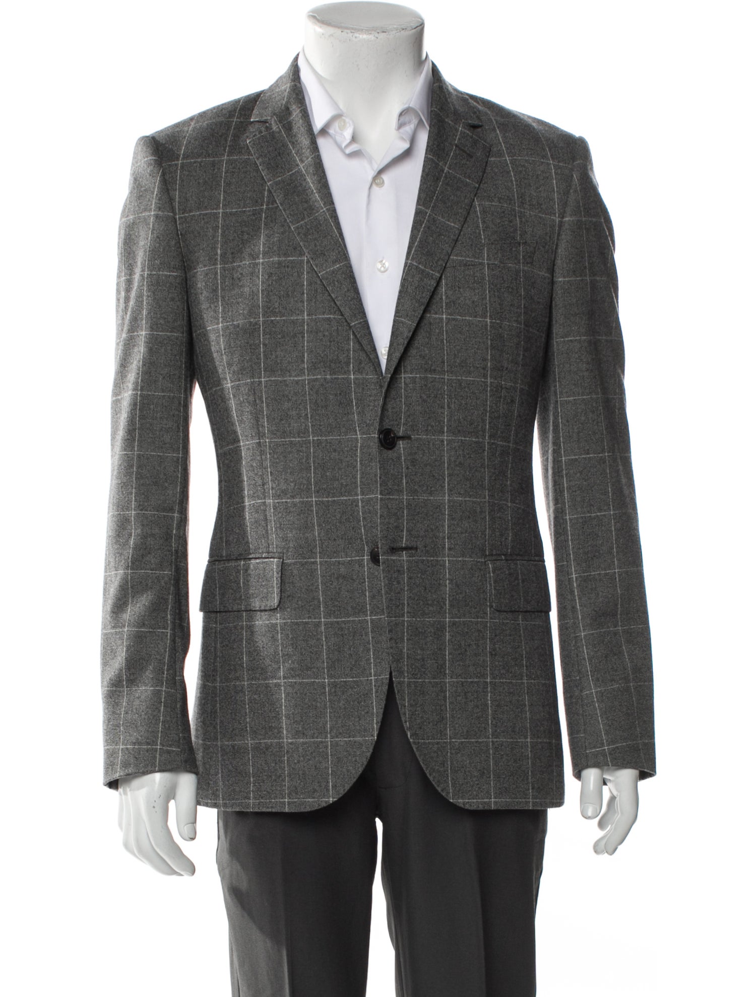 Reiss Plaid Print Blazer
