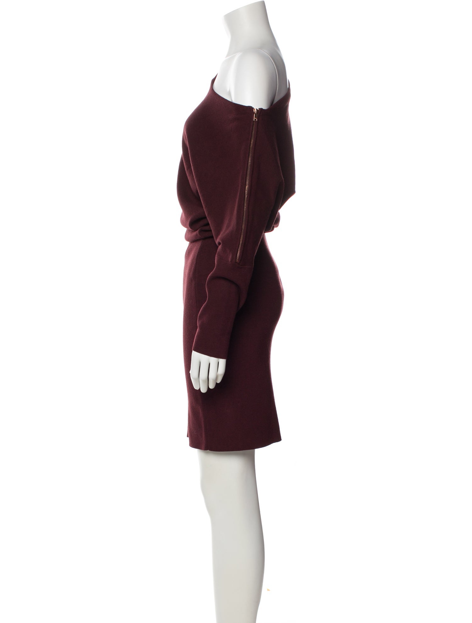 Reiss One-Shoulder Midi Length Dress