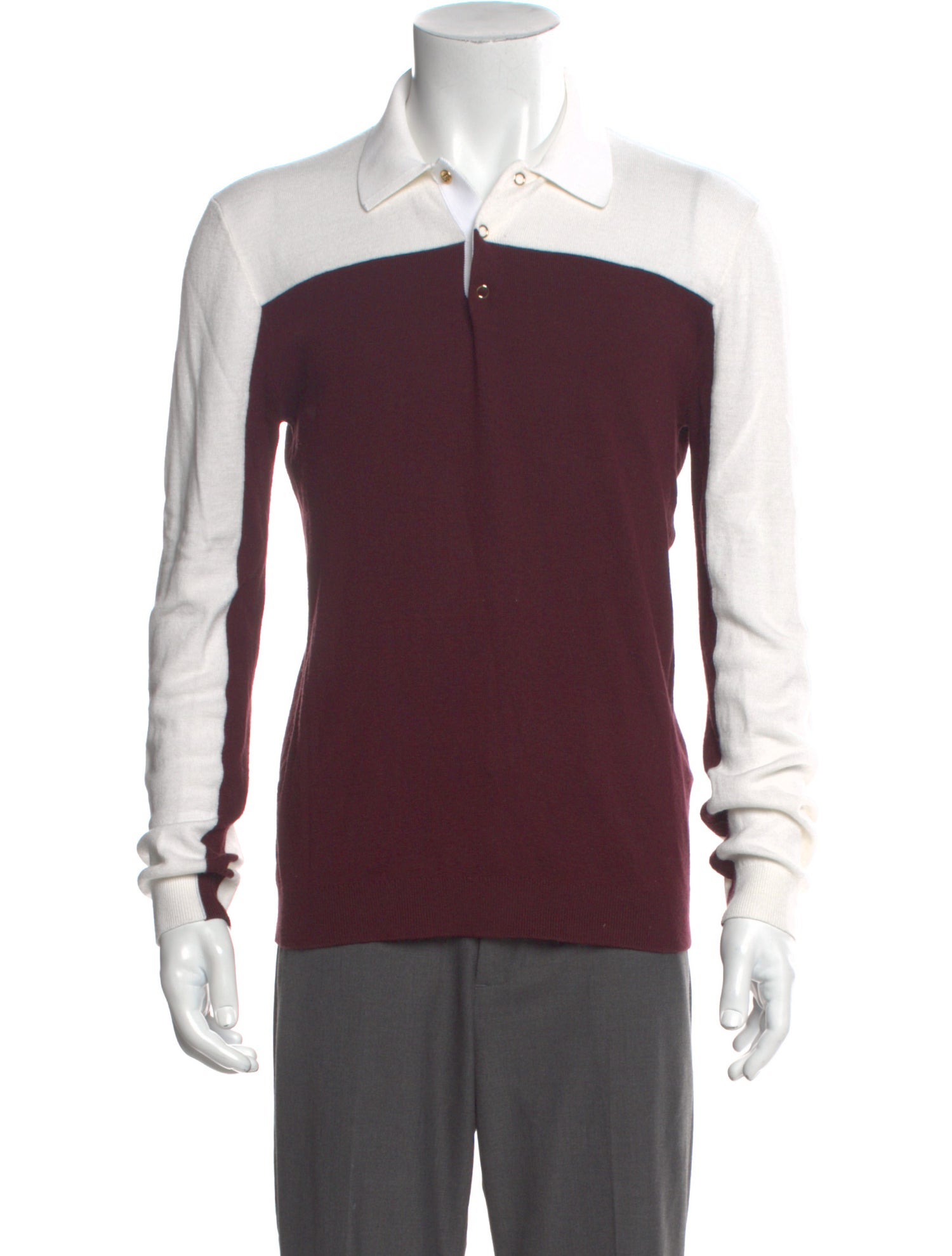 Reiss Collar Long Sleeve Sweater Vest