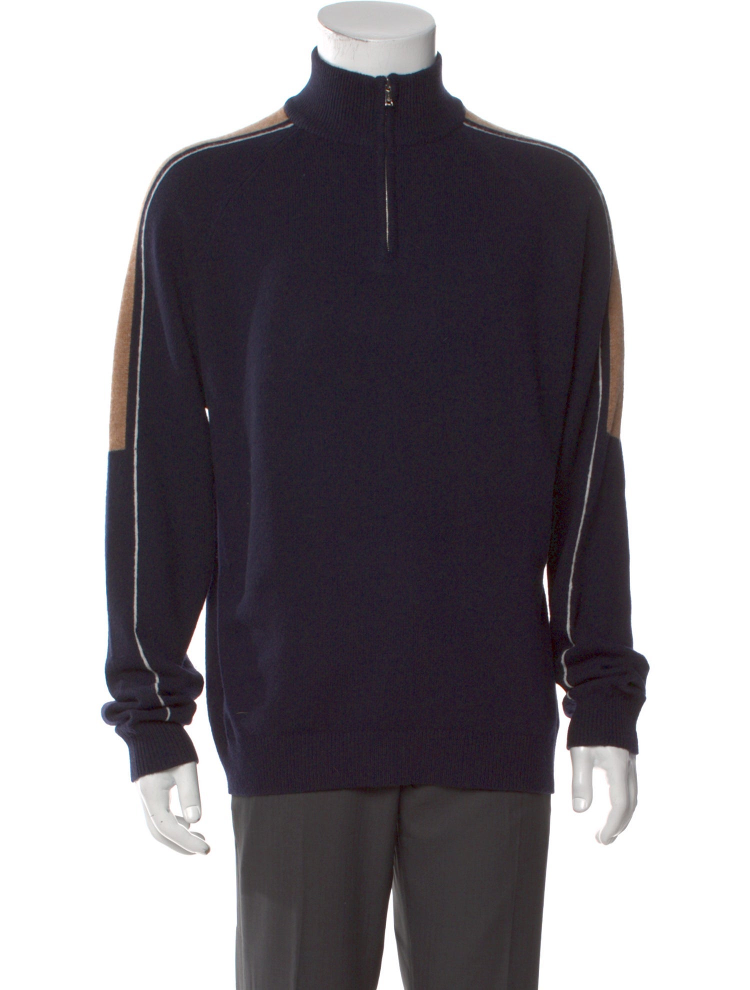 Reiss Merino Wool Mock Neck Pullover