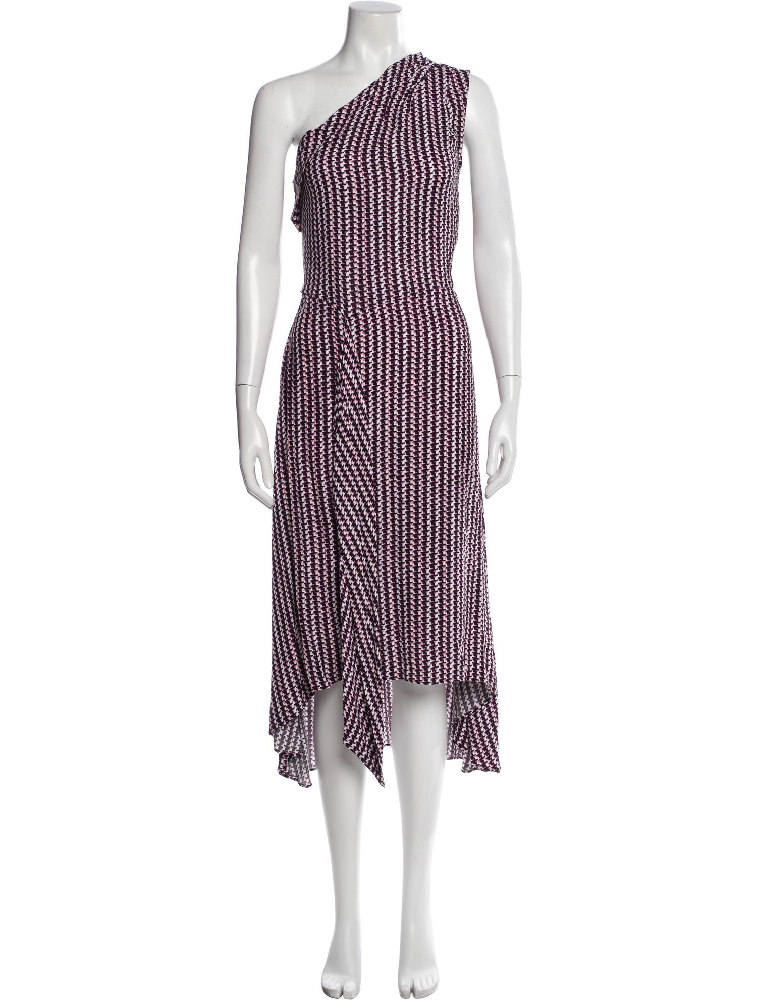 Reiss Striped Long Dress
