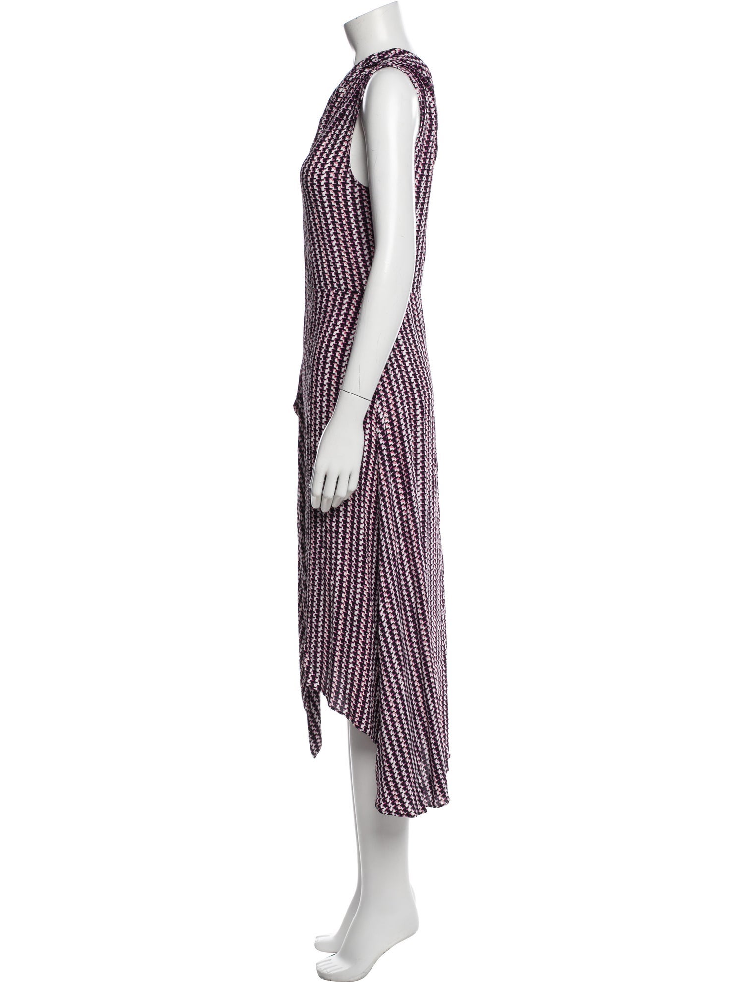 Reiss Striped Long Dress