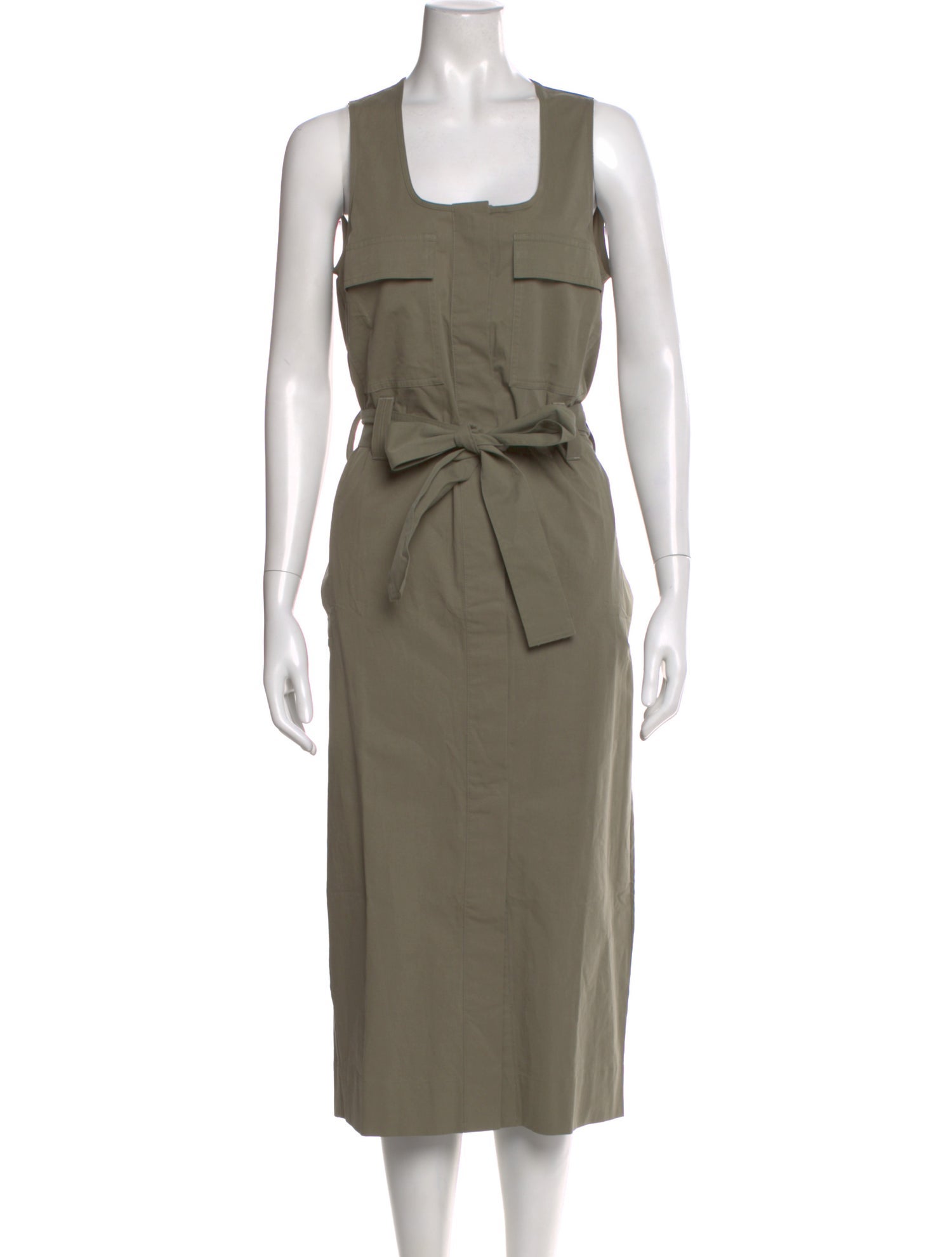Reiss Square Neckline Long Dress