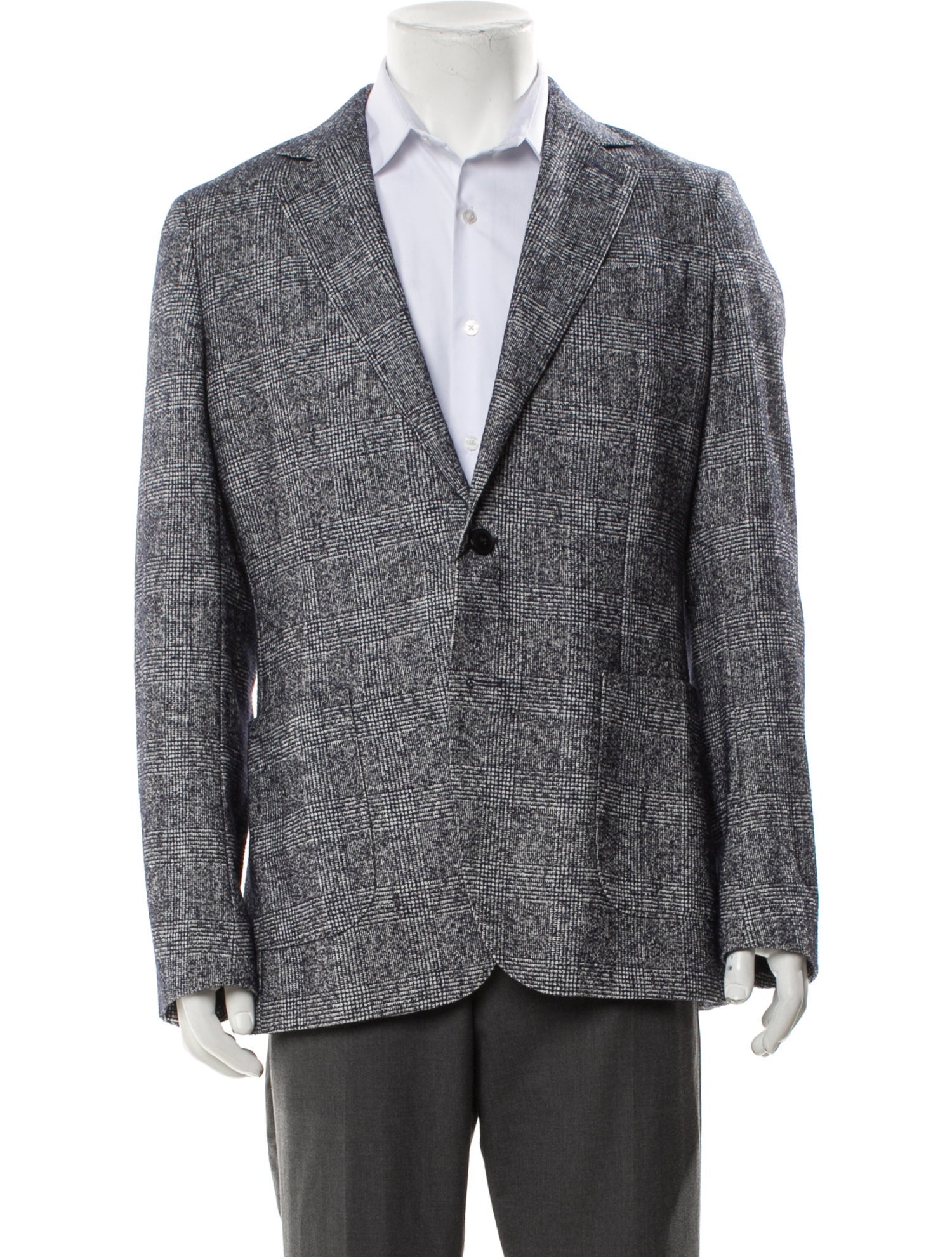 Reiss Plaid Print Blazer w/ Tags