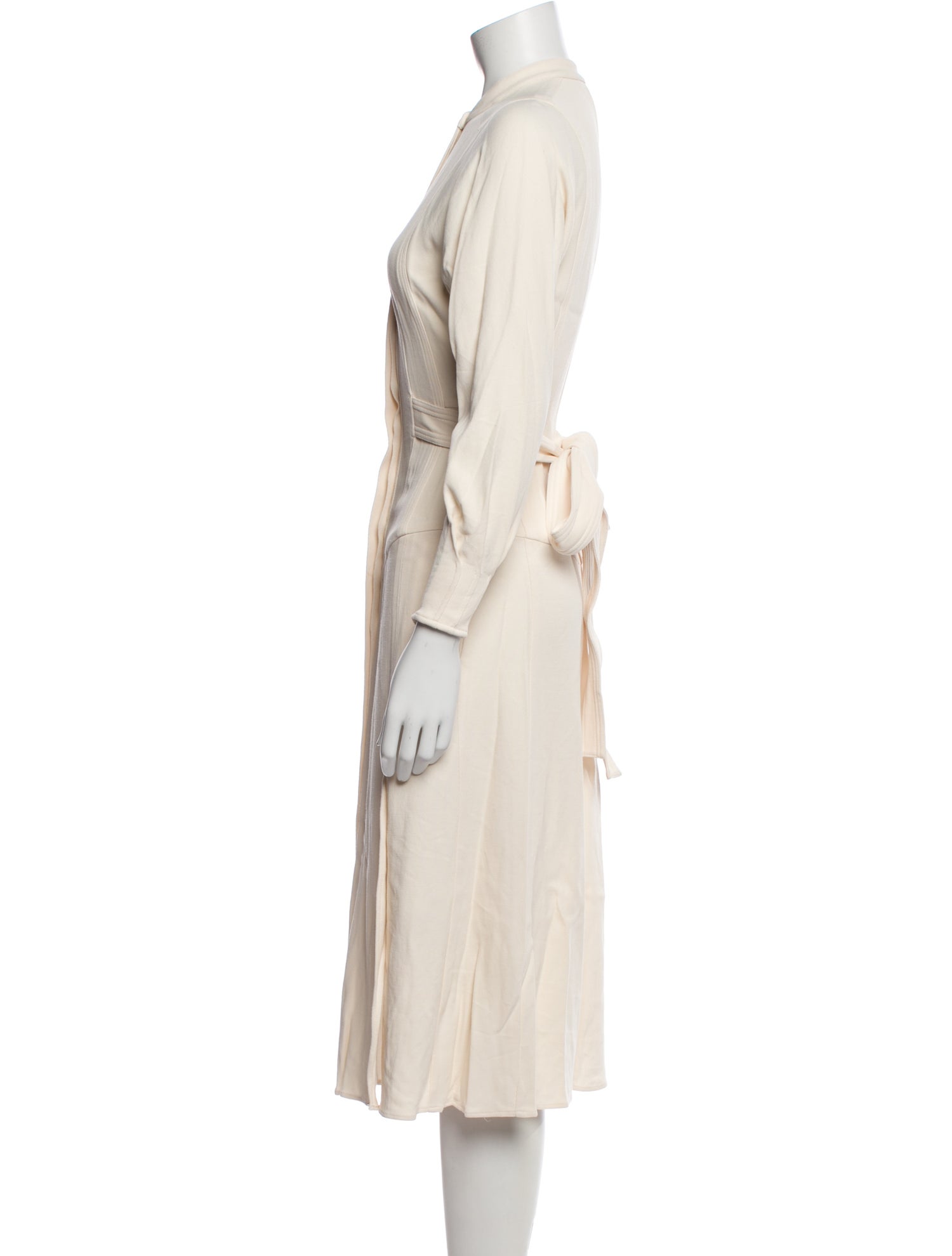 Reiss Mock Neck Midi Length Dress