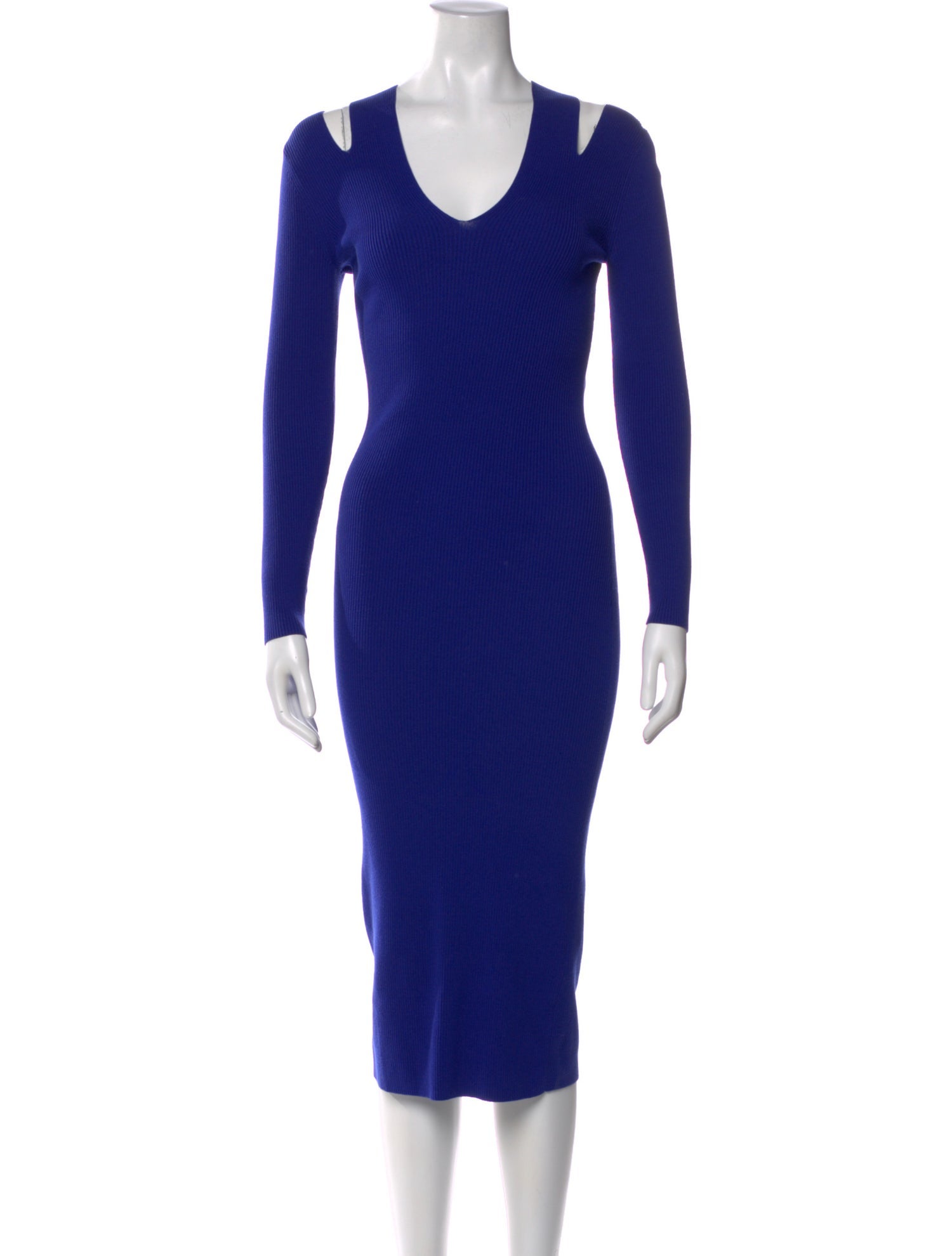 Reiss V-Neck Midi Length Dress