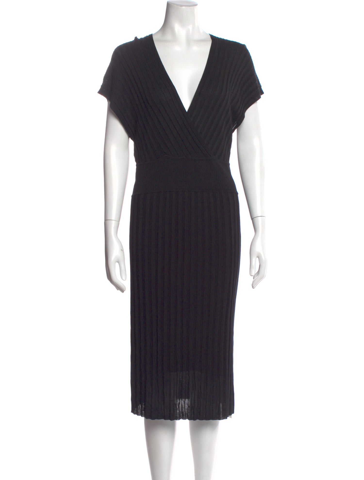 Reiss V-Neck Midi Length Dress