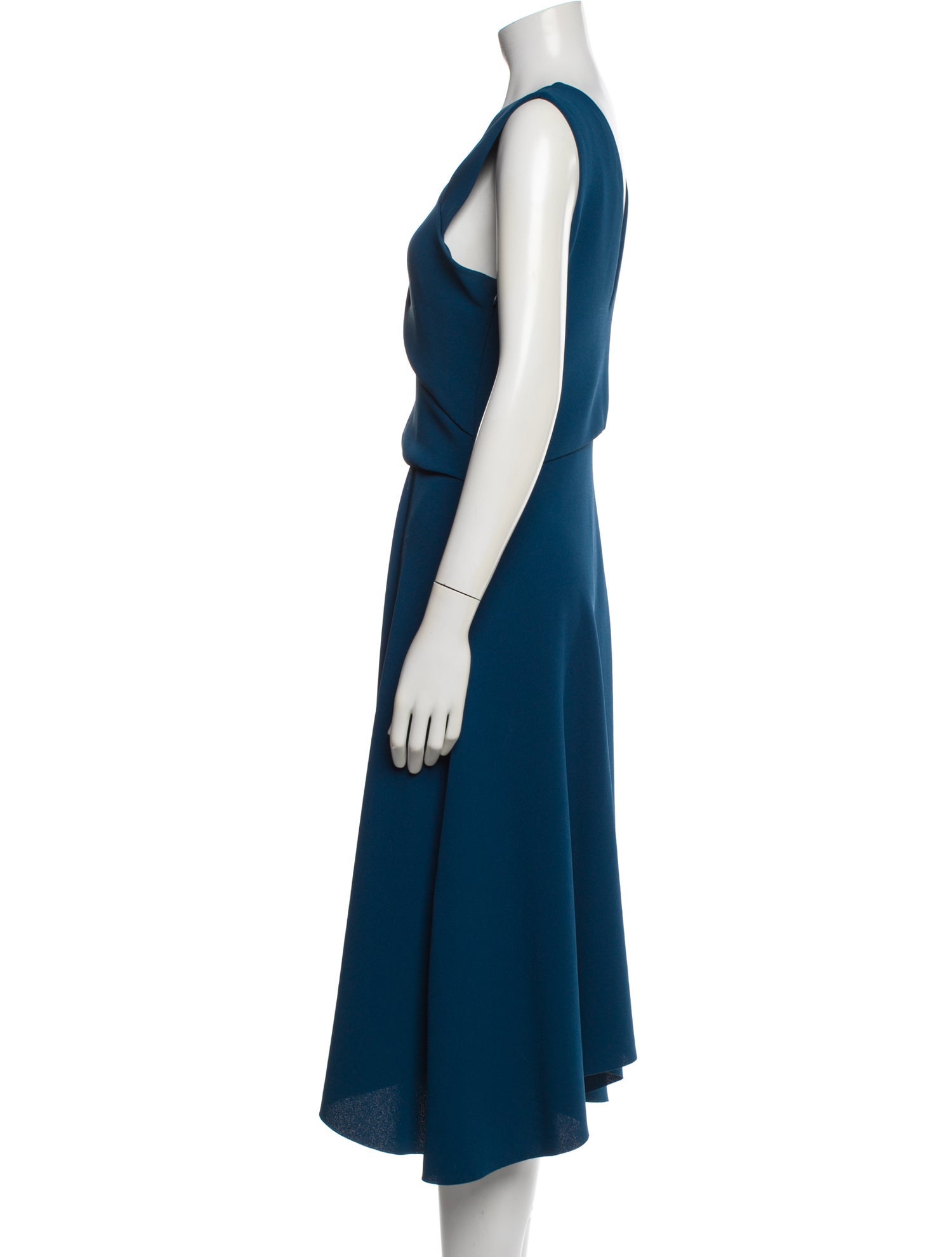 Reiss V-Neck Midi Length Dress