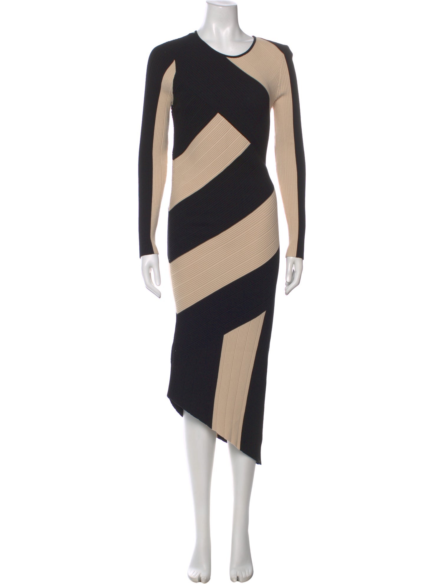 Reiss Striped Long Dress