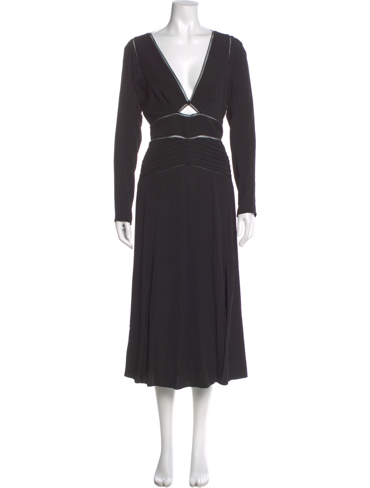 Reiss V-Neck Long Dress