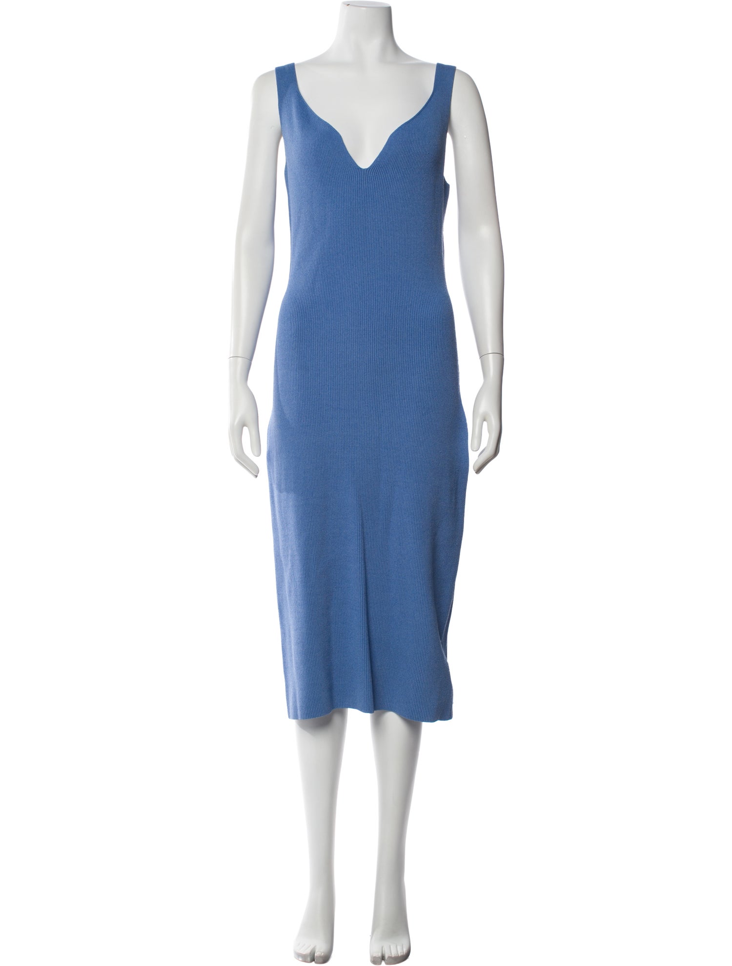 Reiss V-Neck Midi Length Dress