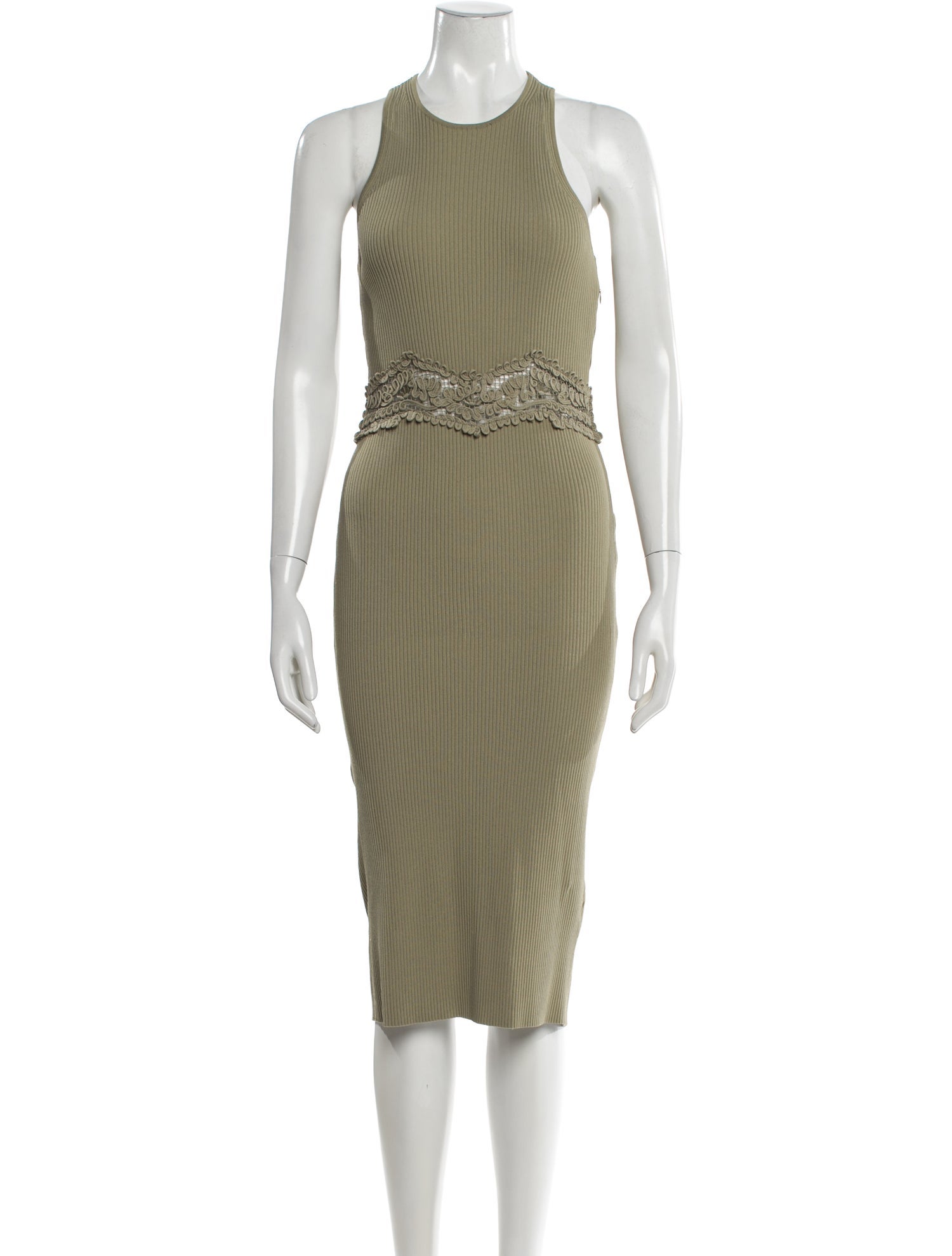 Reiss Crew Neck Midi Length Dress