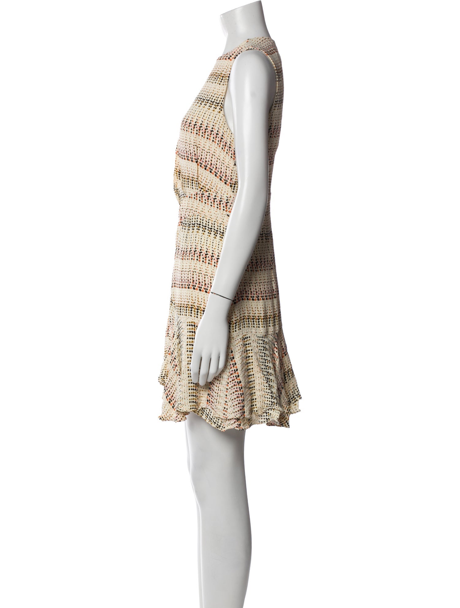 Reiss Printed Mini Dress