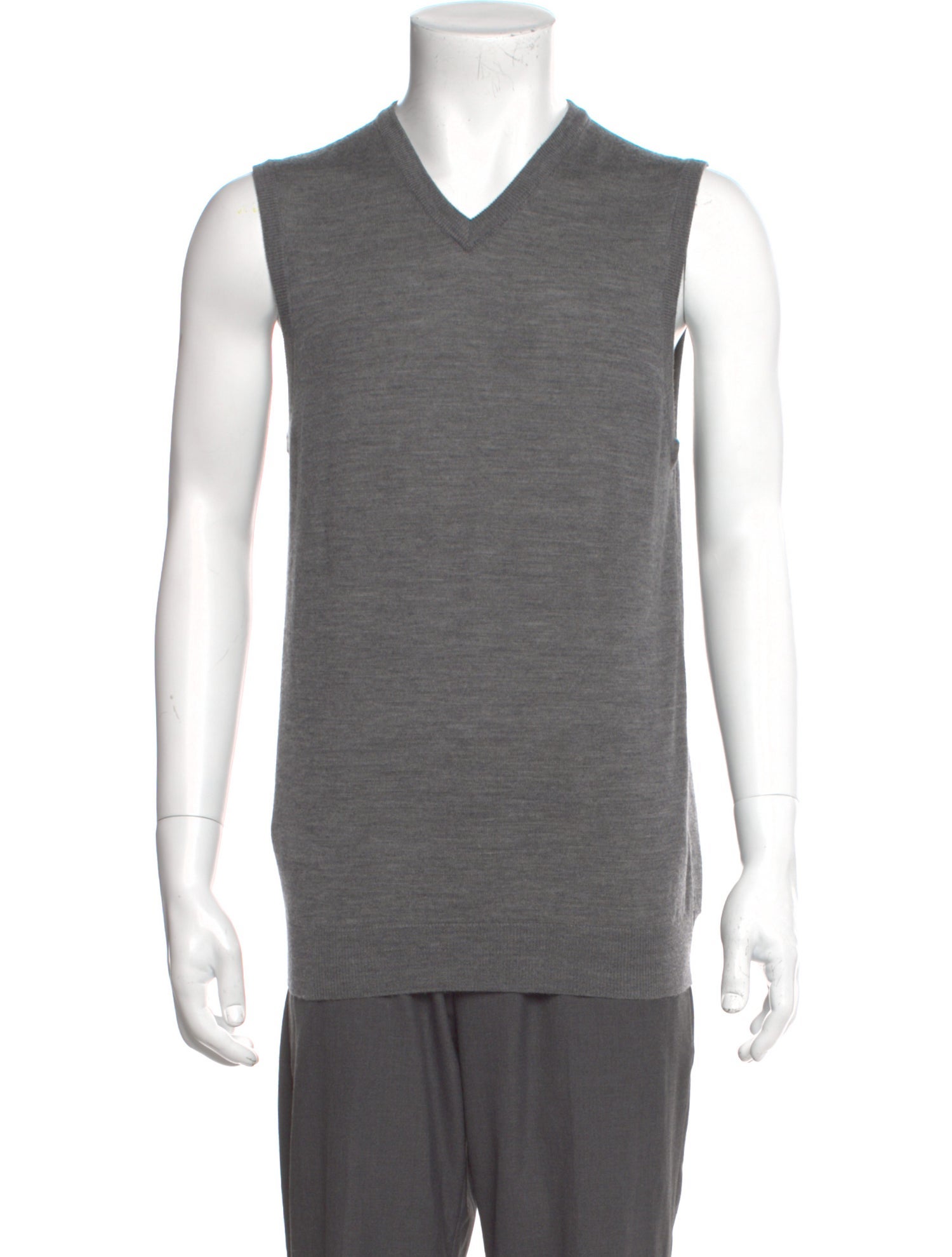 Reiss Wool V-Neck Sweater Vest
