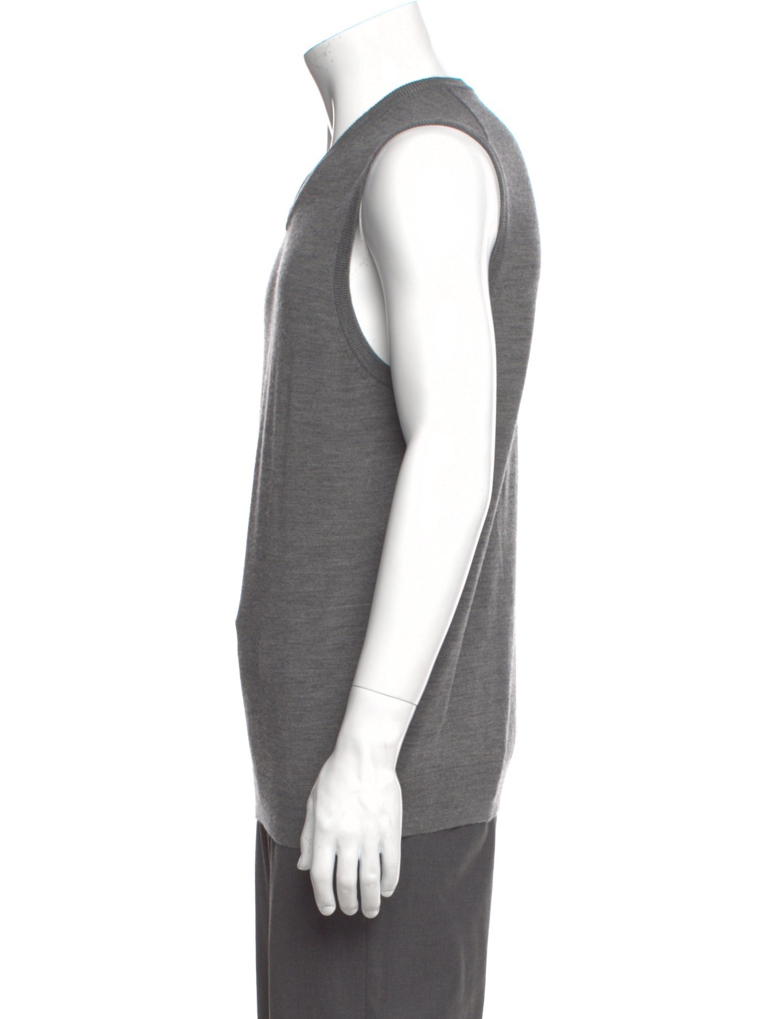 Reiss Wool V-Neck Sweater Vest