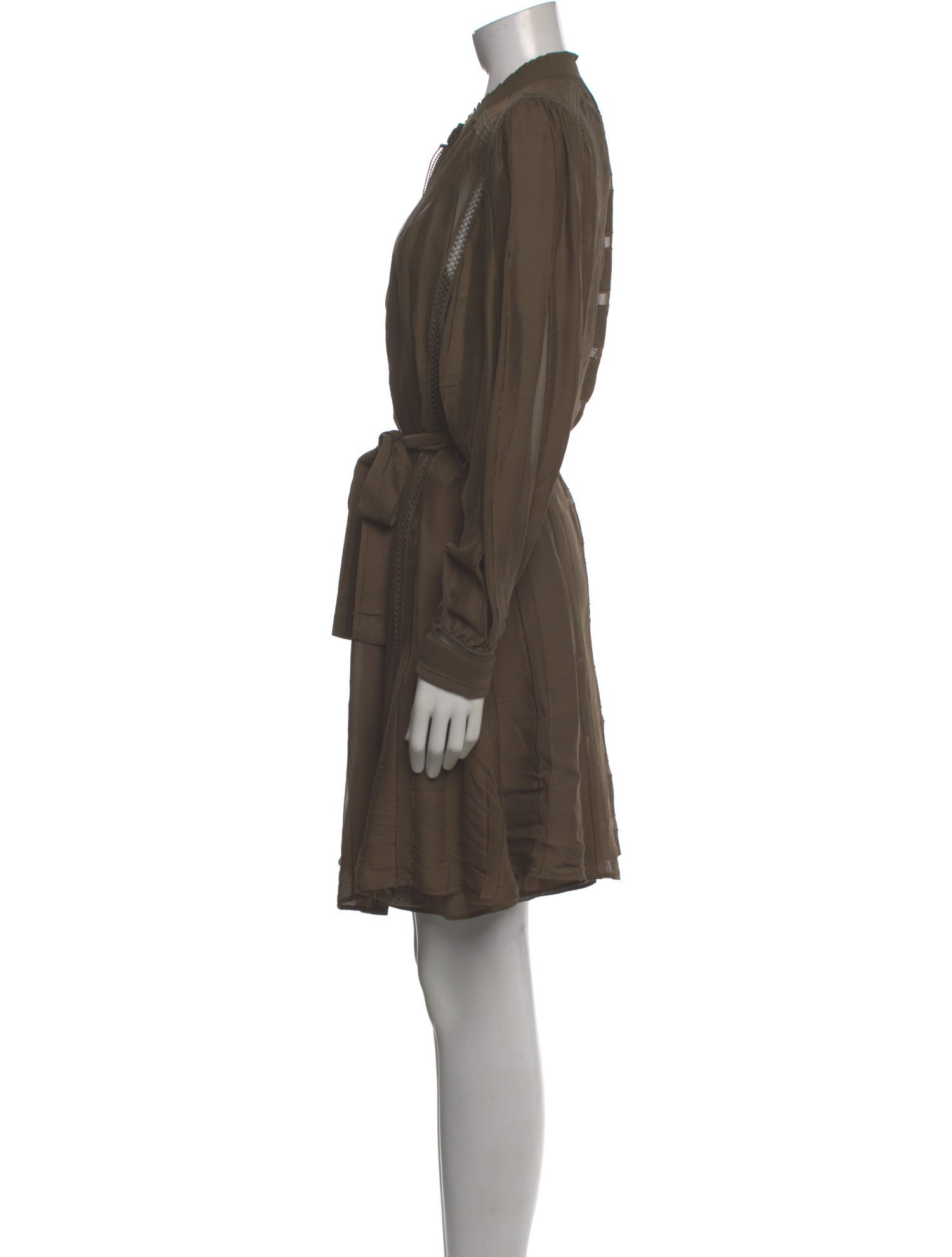 Reiss Mock Neck Mini Dress