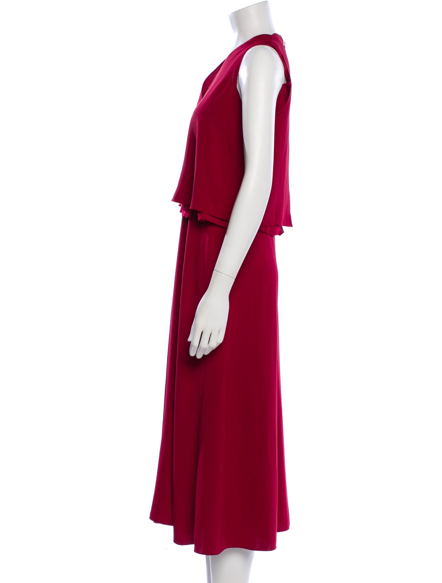 Reiss V-Neck Long Dress