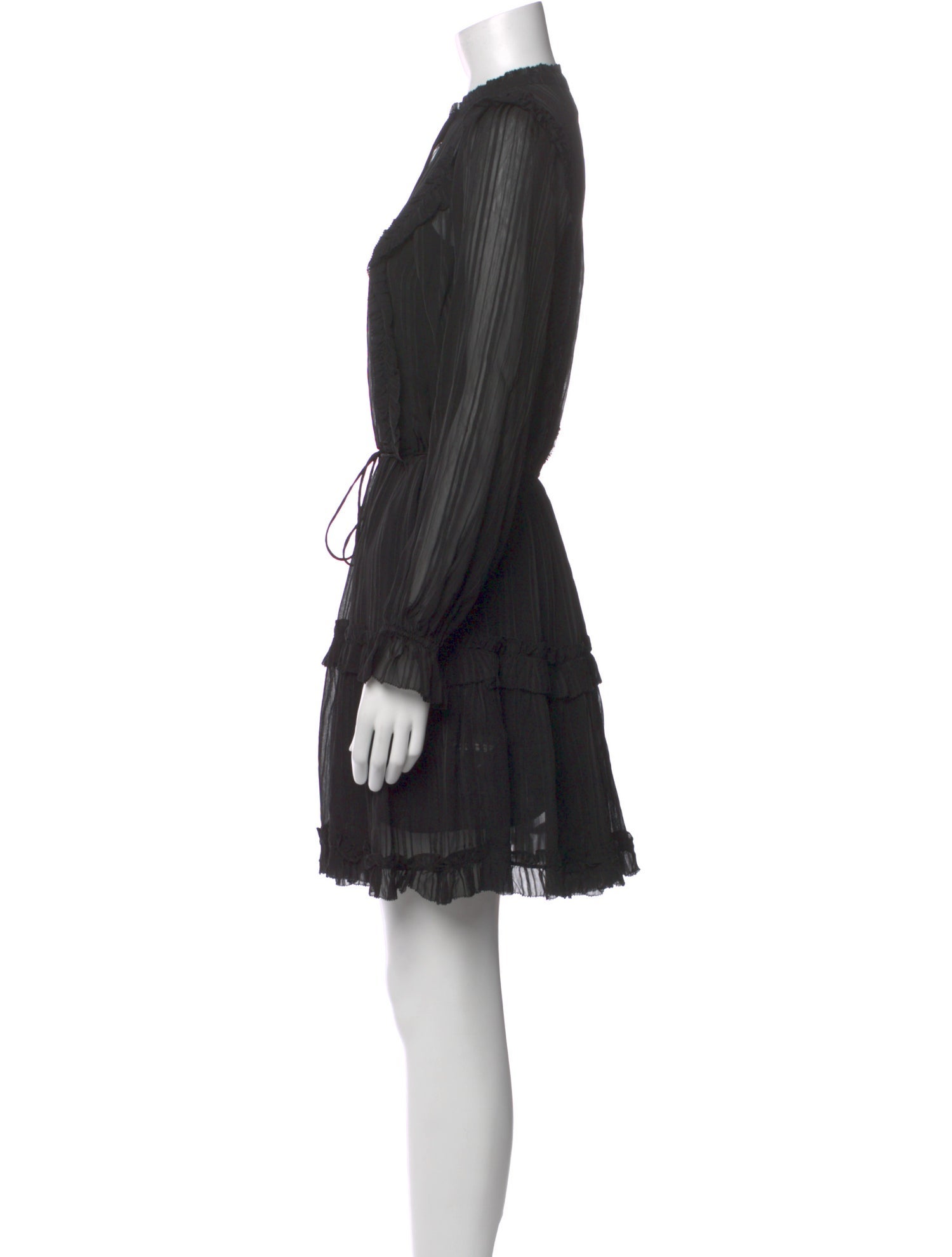Reiss Mock Neck Mini Dress