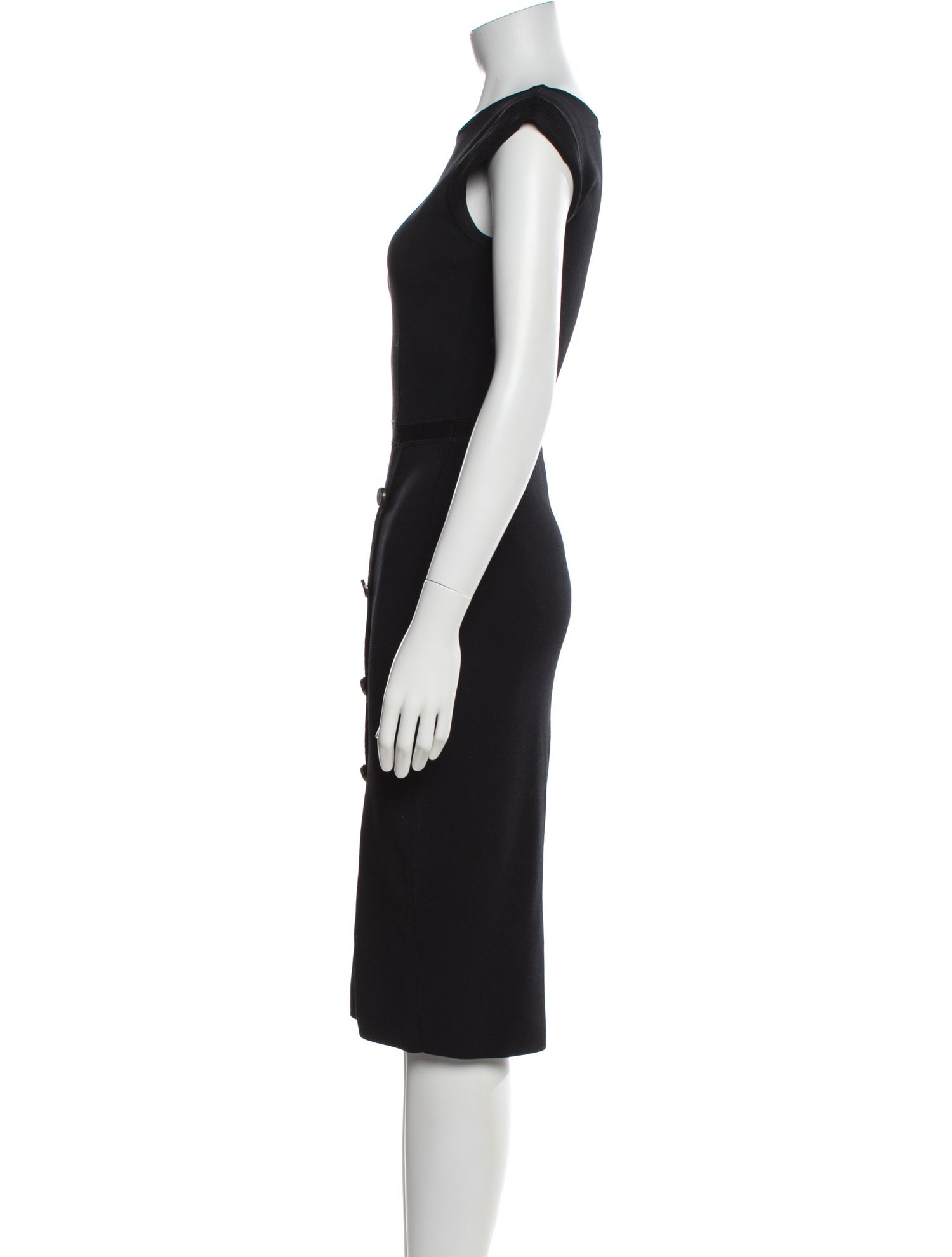 Reiss Crew Neck Midi Length Dress