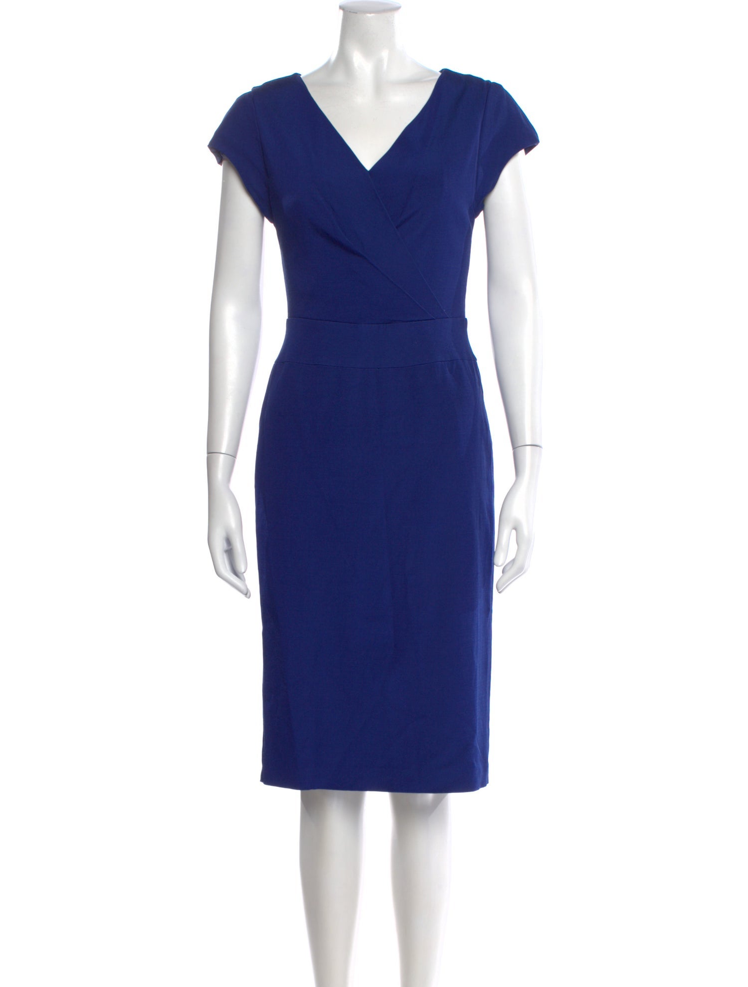 Reiss V-Neck Midi Length Dress
