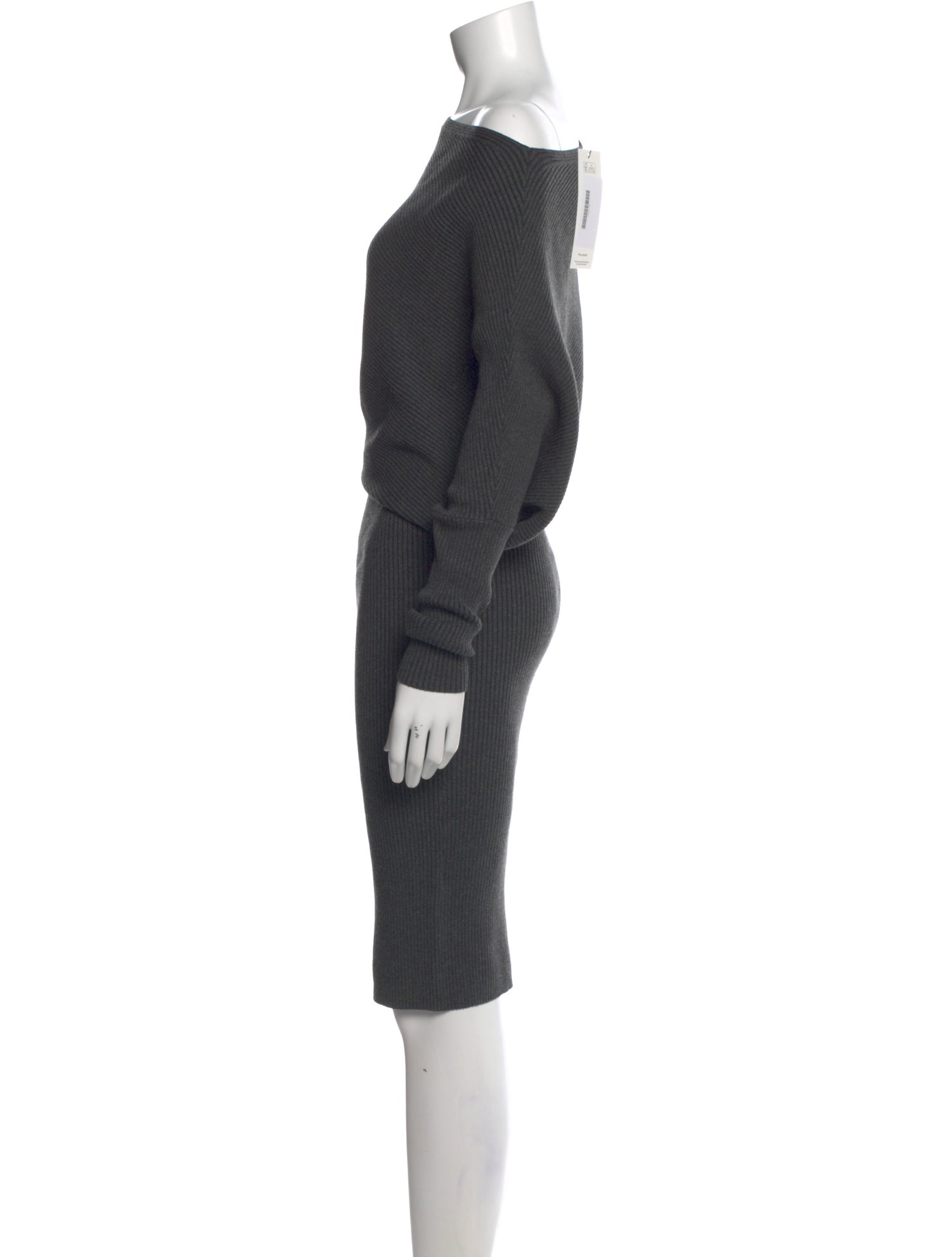 Reiss Off-The-Shoulder Knee-Length Dress
