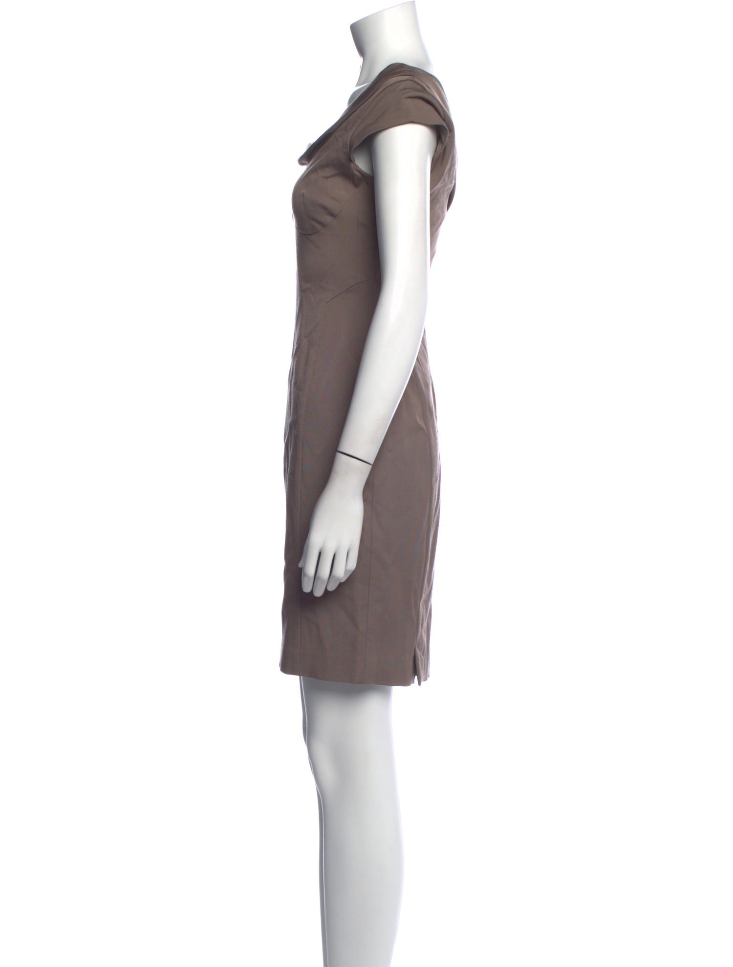 Reiss Cowl Neck Knee-Length Dress