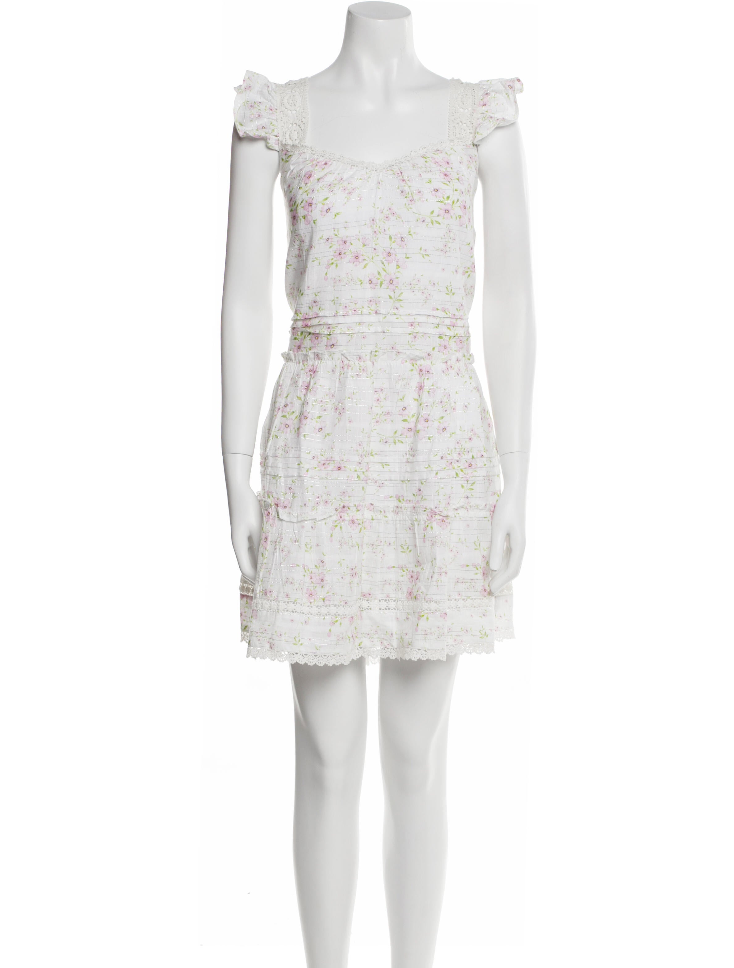 Rahi Lace Pattern Mini Dress w/ Tags