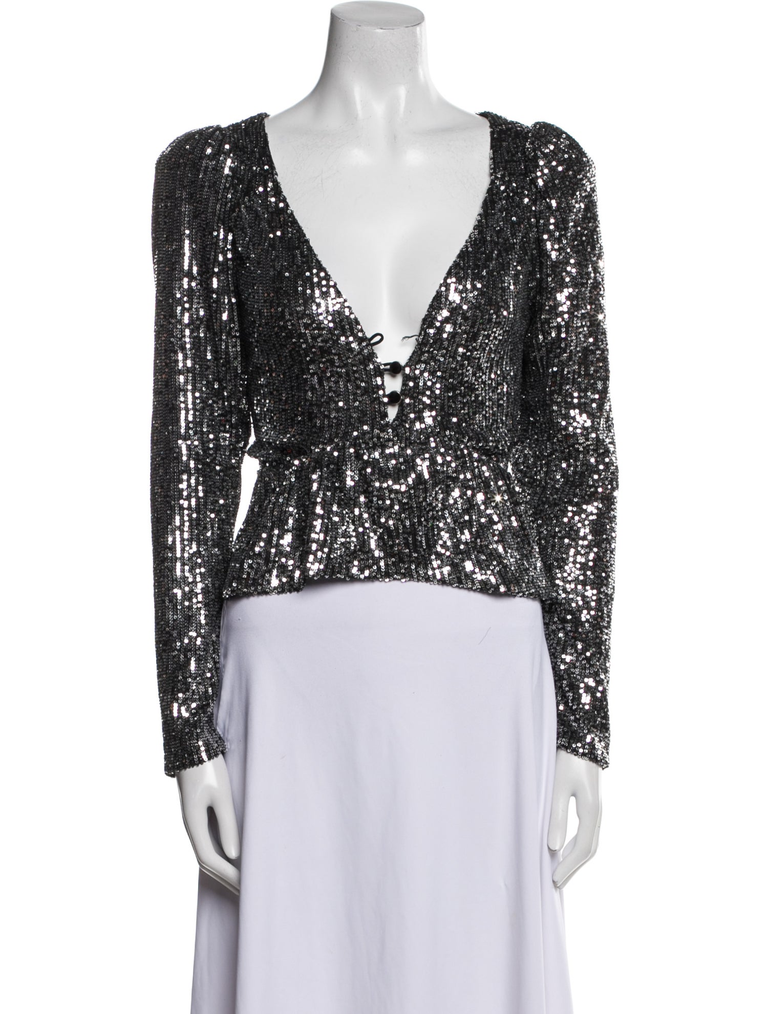 Rahi Printed V-Neck Crop Top